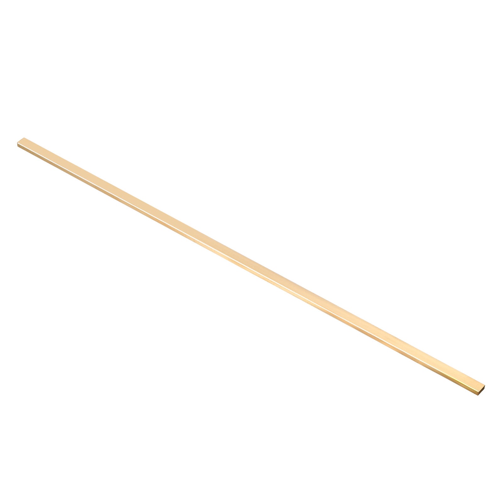 PATIKIL 1/8 x 1/4 x 12inch H59 Brass Flat Bar Solid Flat Mill Stock for Crafting Maintenance Electrical Architectural Decoration Brass