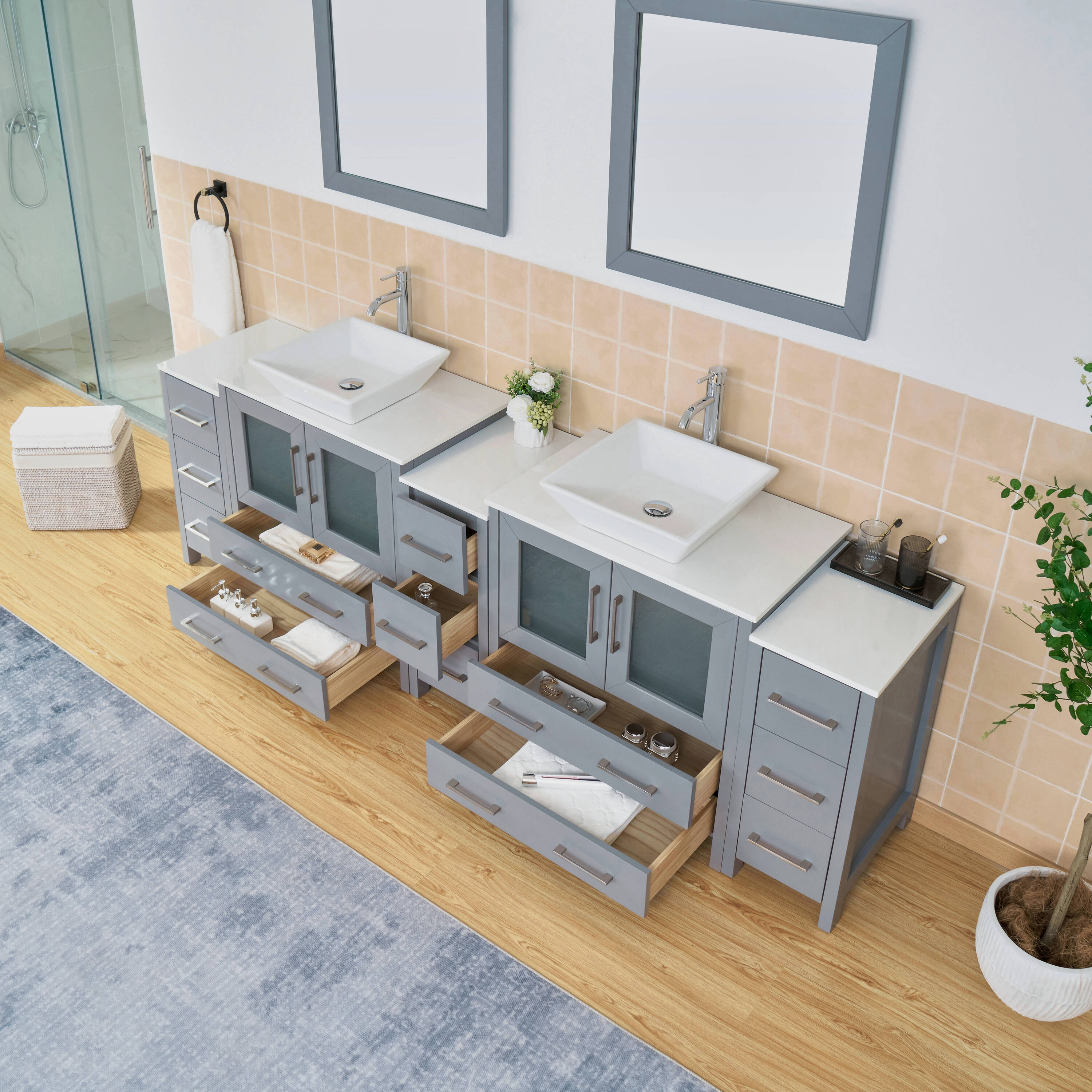 Vanity Art VA3130-96G Bath-Vanity-Combo - View #10