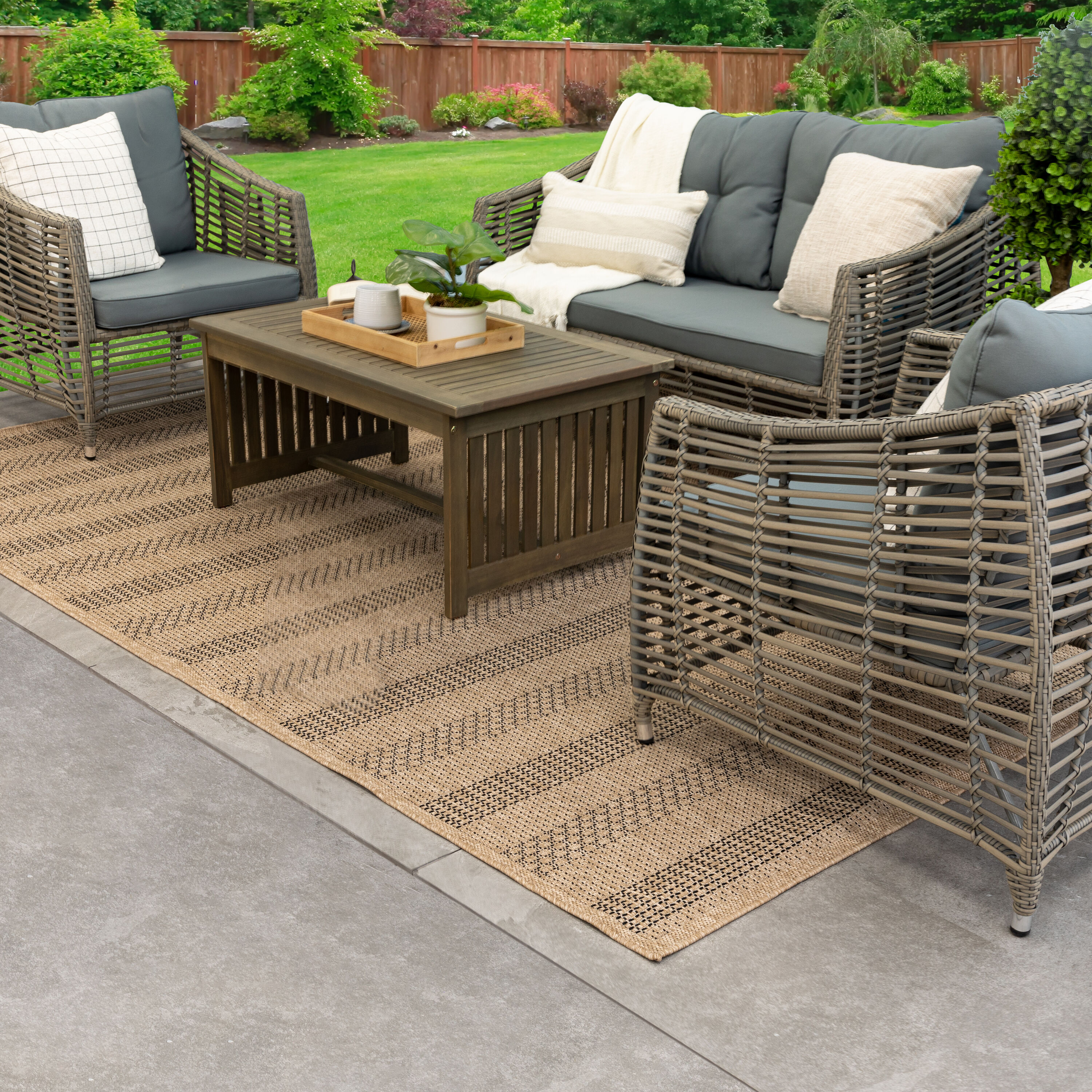 allen + roth with STAINMASTER R1346 101 094120 rugs - View #11