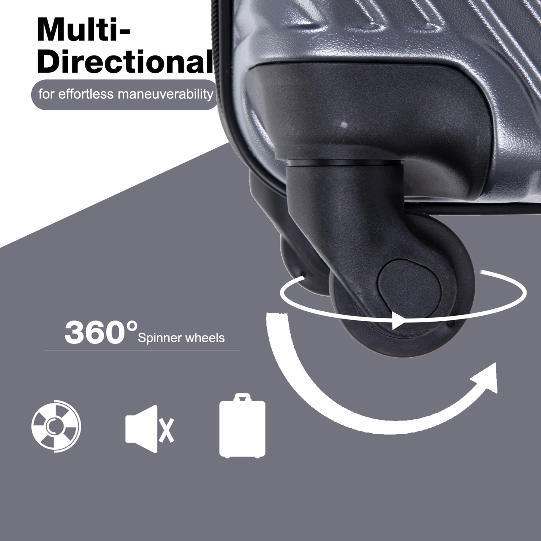 SINOFURN SYD9600006BK Luggage-And-Luggage-Sets - View #5
