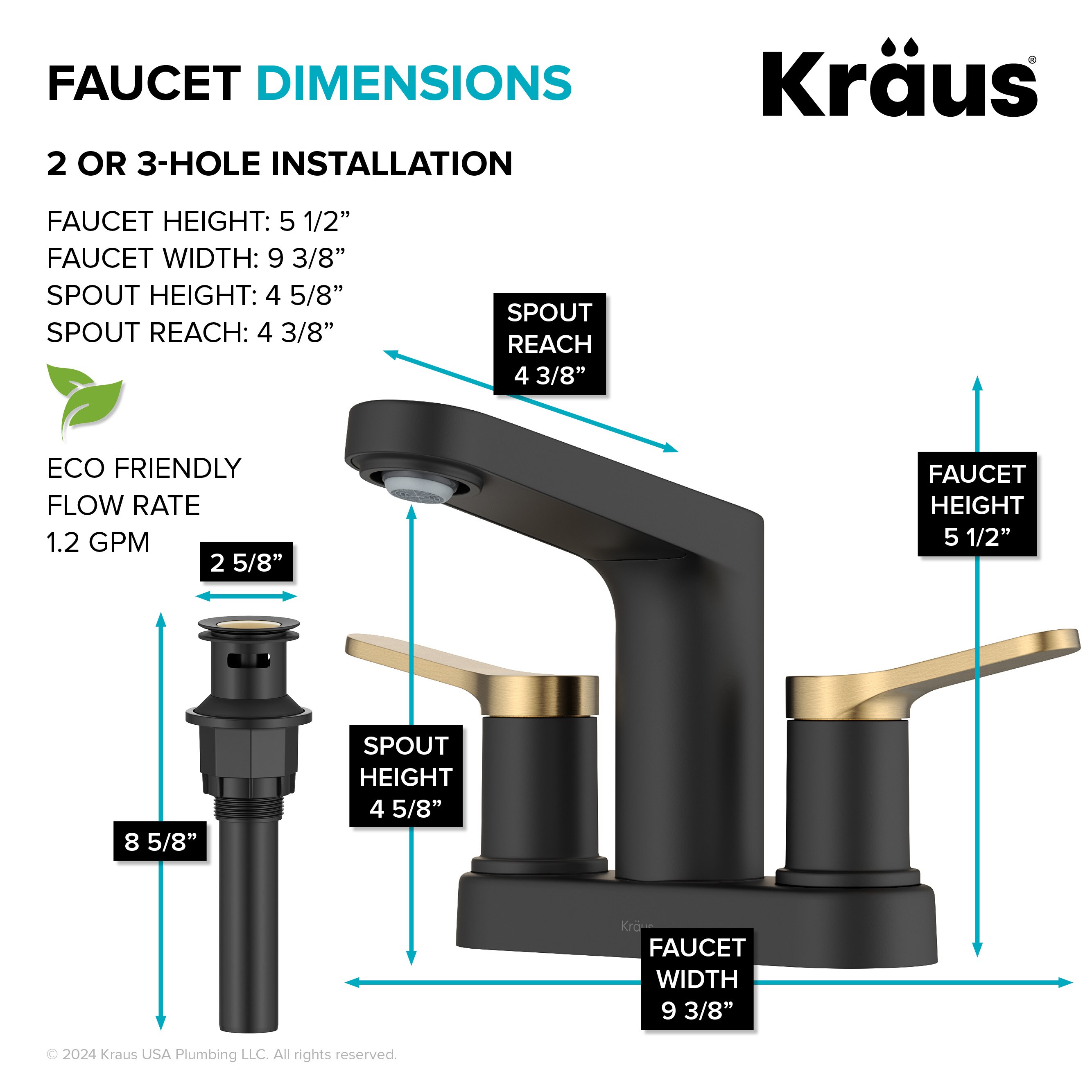 Kraus FUS-14102SFBBMB Lavatory-Faucets - View #7