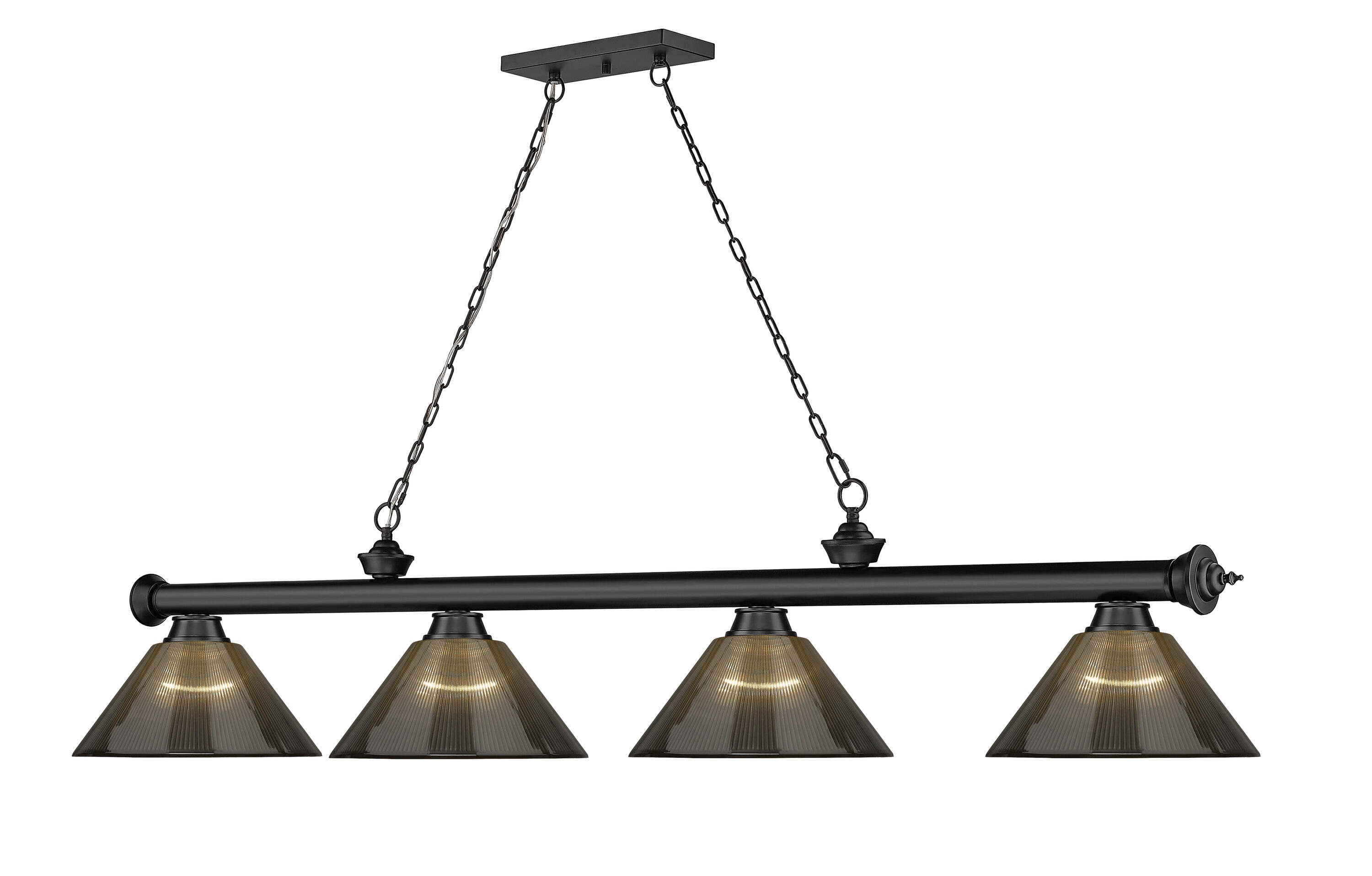 Z-Lite 2306-4MB-ARS Pool-Table-Lighting - View #3