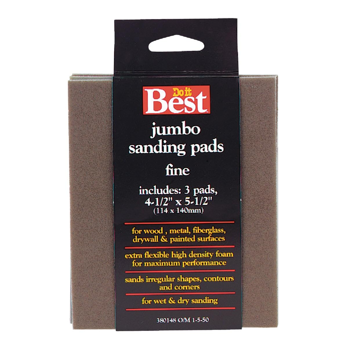 Ali Industries Ali Ind. Do it Best Flex Sanding Sponge 180 Grit Fine