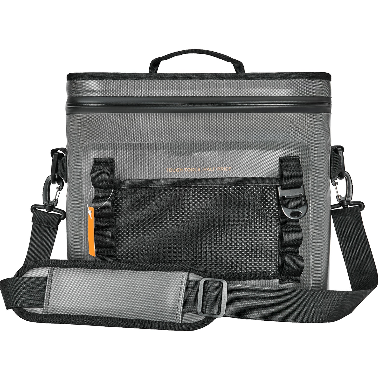 VEVOR Soft Cooler Bag  24 Cans Soft Sided Cooler Bag Leakproof with Zipper  Waterproof Soft Cooler Insulated Bag  Lightweight and Portable Collapsible Cooler for Beach  Hiking  Picnic  Camping  Travel