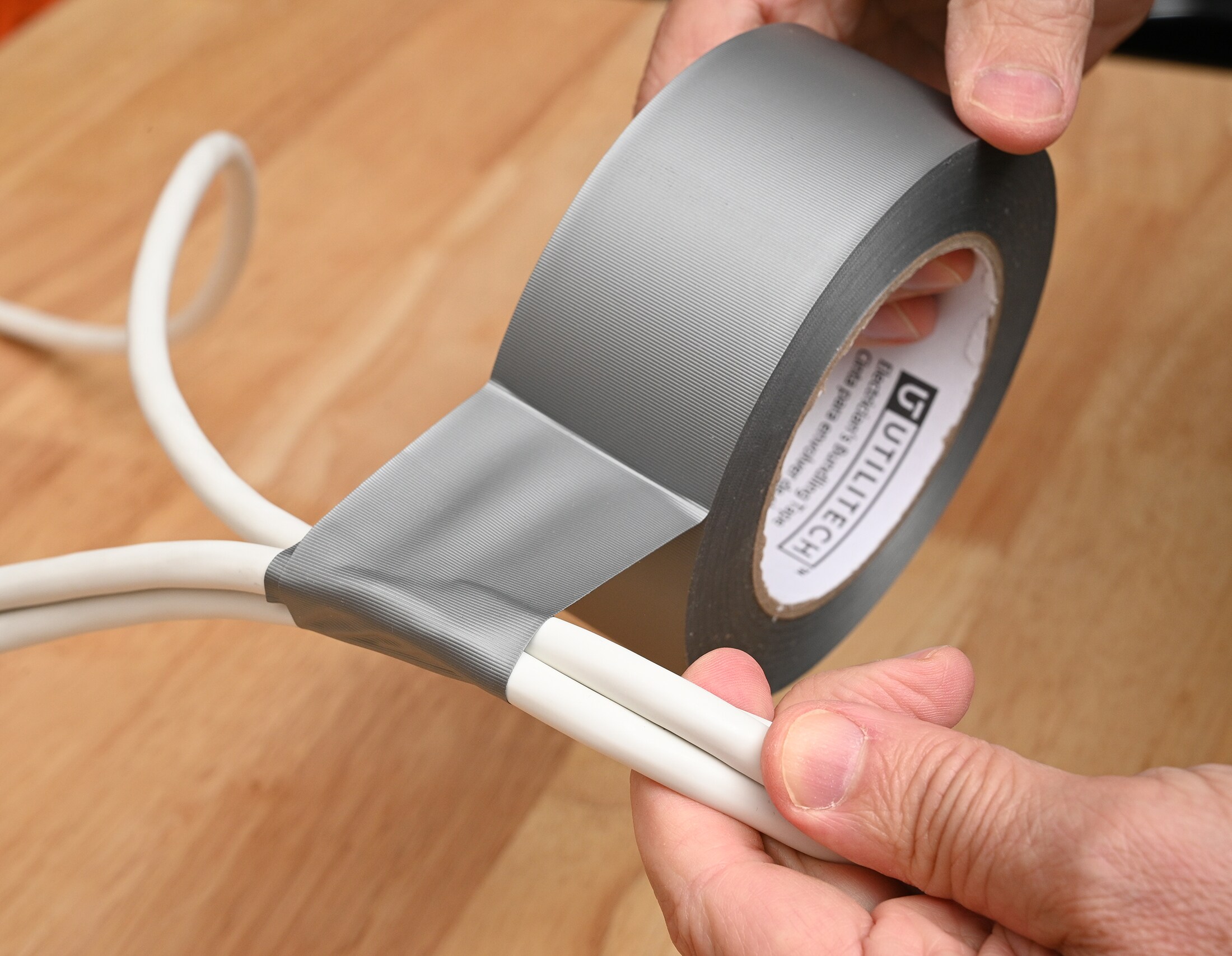 Utilitech Bundling 2in x 150ft Vinyl Electrical Tape Silver in the