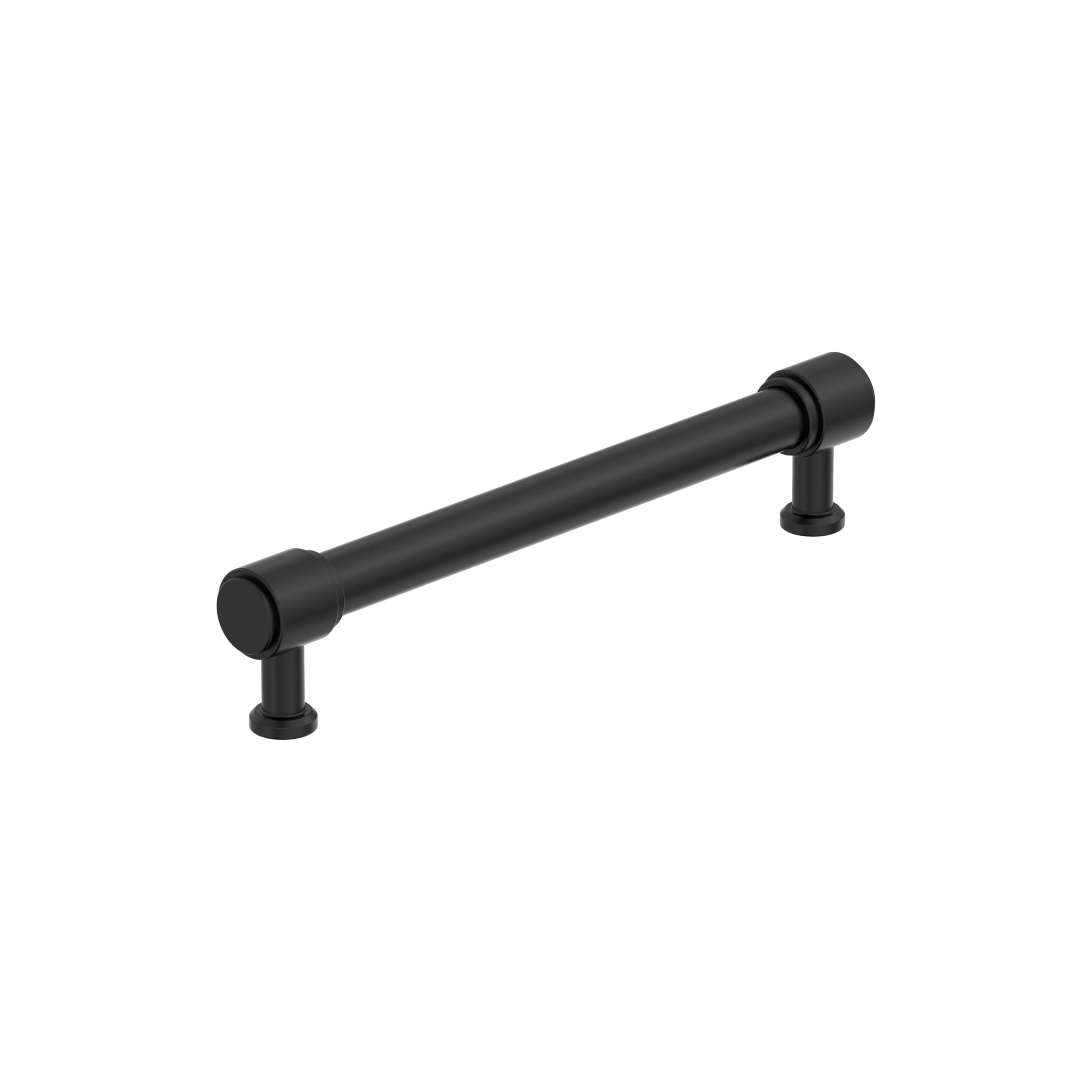 Amerock BP37465MB Faircrest 6-5/16-in , 160mm Center to Center Matte Black Cylindrical Bar Drawer Pulls