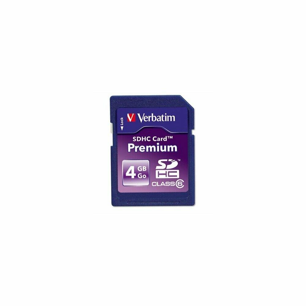 Verbatim AZRVER96171  96171 Premium SDHC Card 4GB