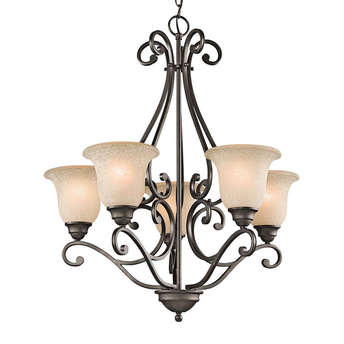 kichler camerena 5 light chandelier