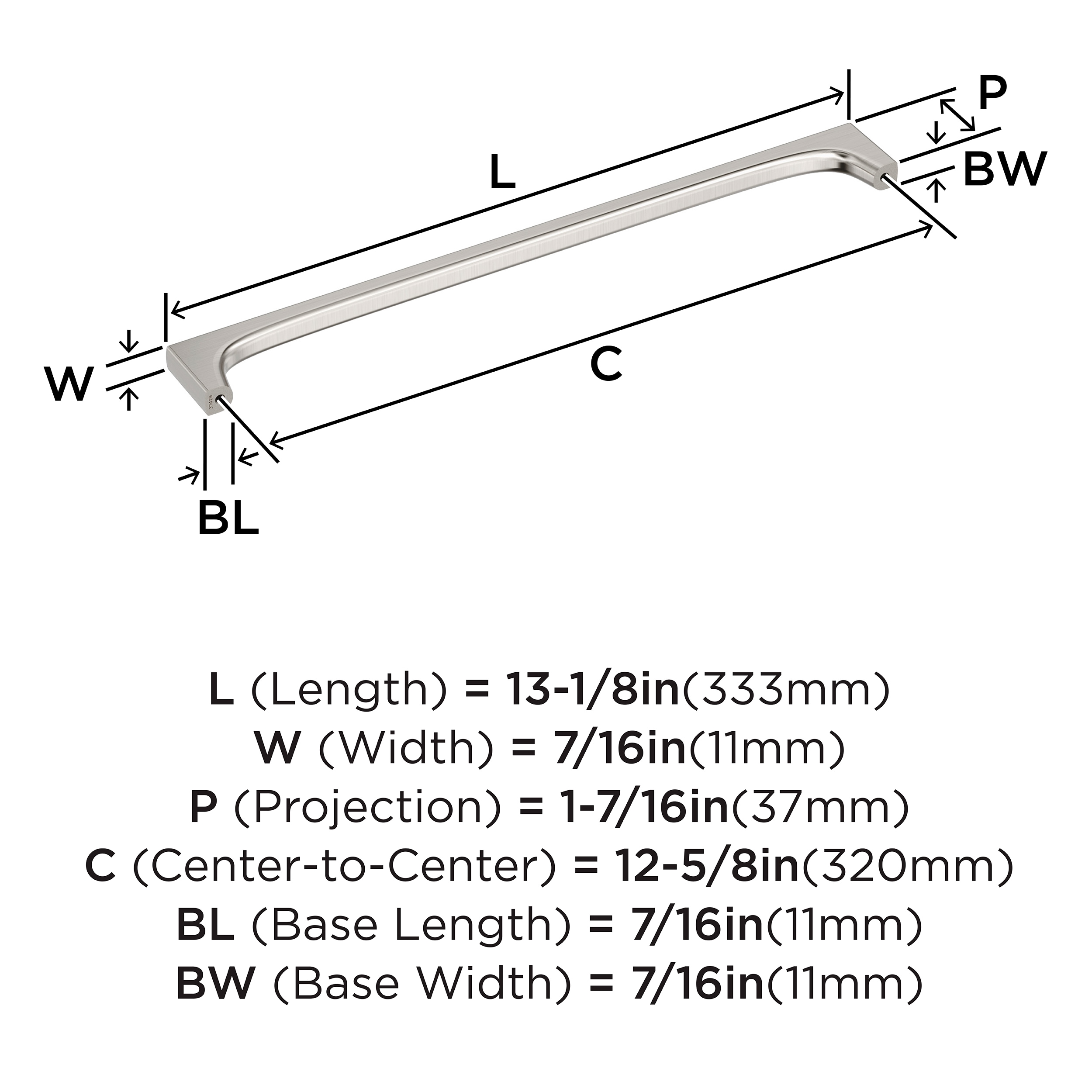 Amerock BP37429G10 Cabinet-Pulls - View #4