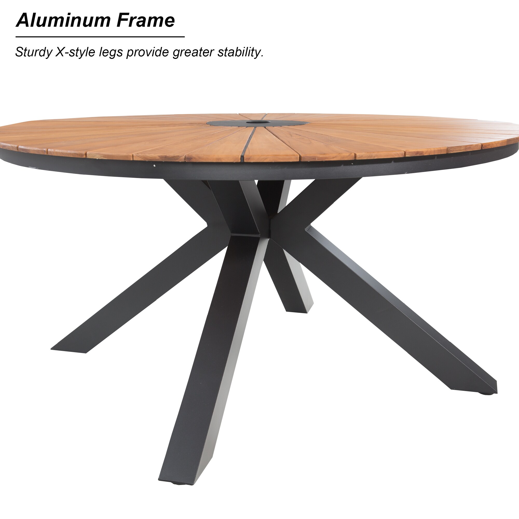 PEAK HOME FURNISHINGS 970484-BK Patio-Tables - View #3