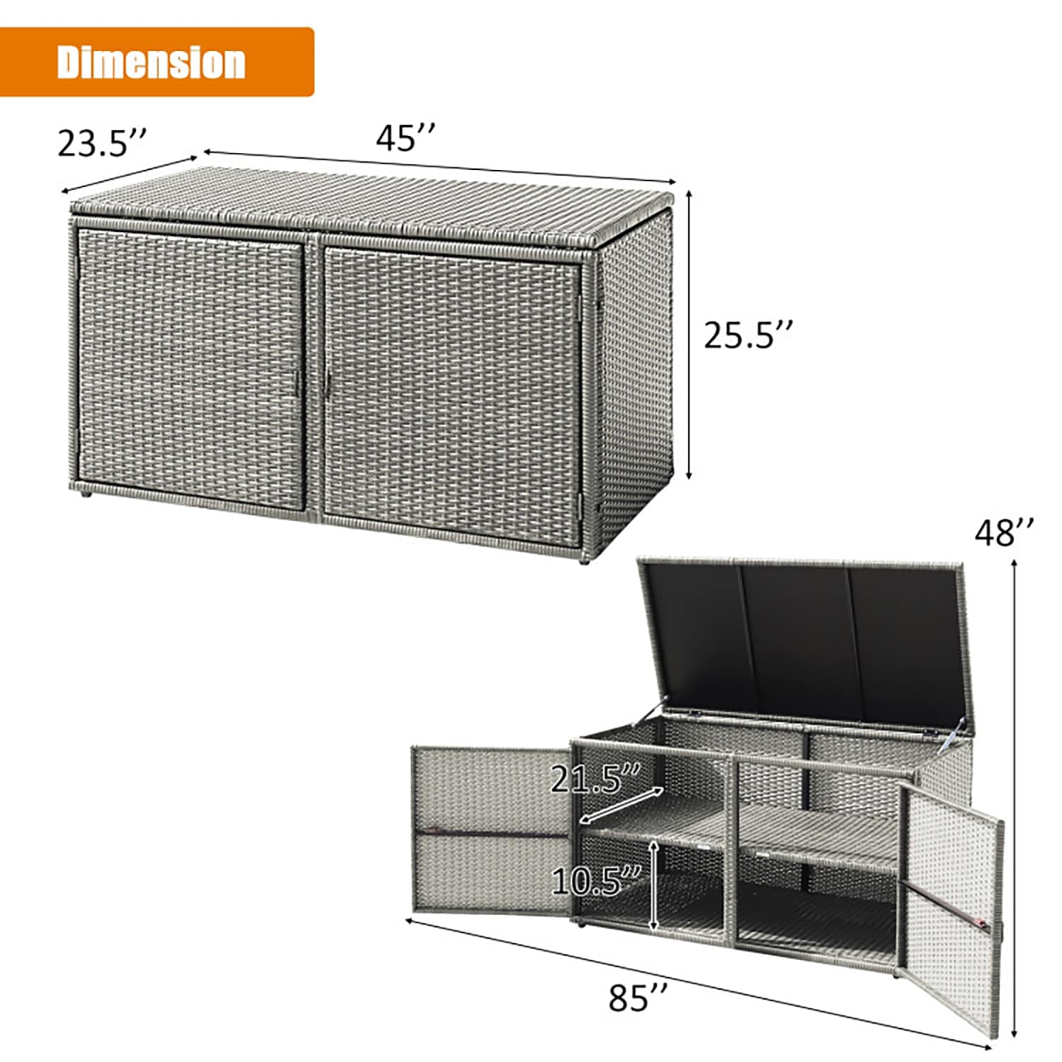 GZMR GM-EF-65341 Deck-Boxes - View #4