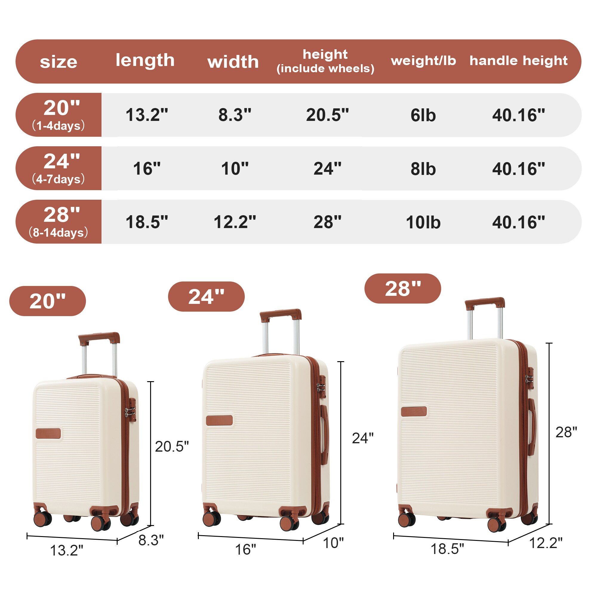 Flynama L-P178105Z Luggage-And-Luggage-Sets - View #4