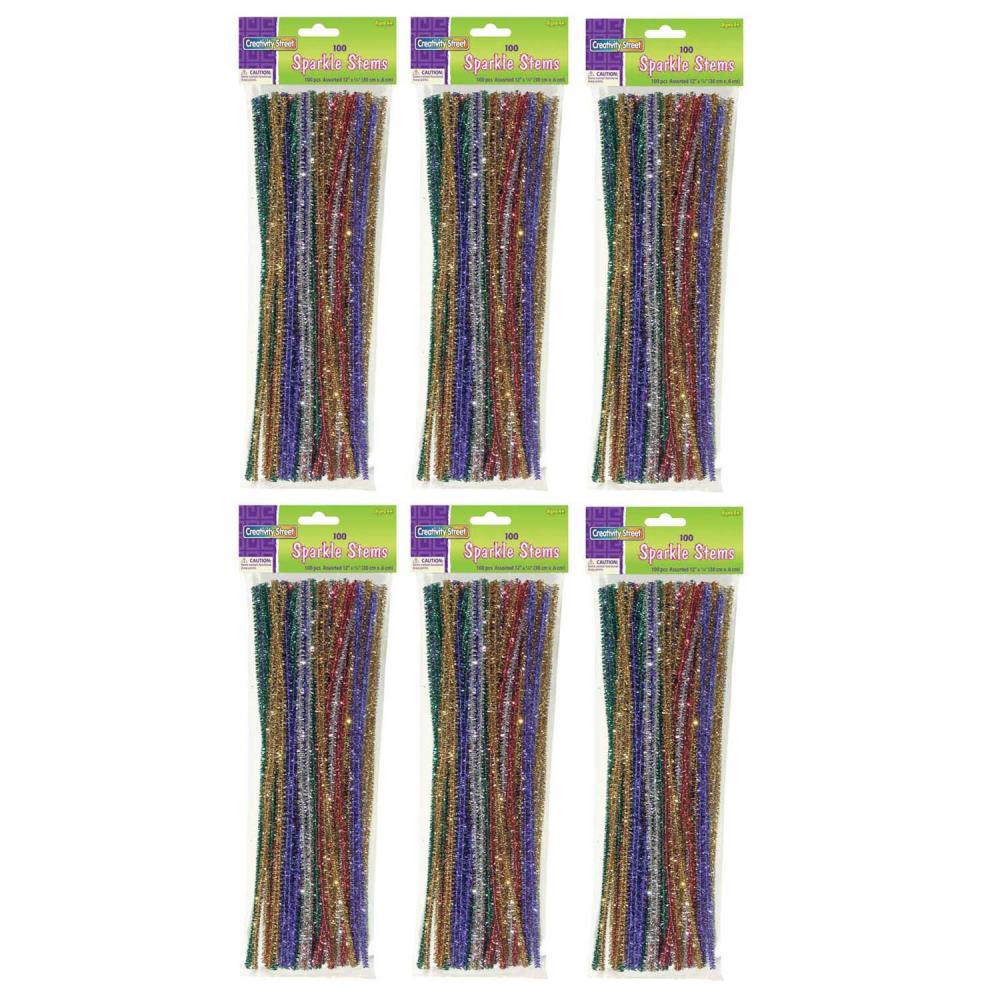 ASSORTED Acrylic Craft Pipe Cleaners Chenille Stems 15cm 6" CHOOSE QUANTITY 