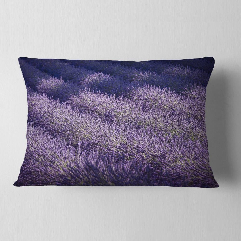 Designart CU11367-12-20 12-in x 20-in Blue Indoor Decorative Pillow