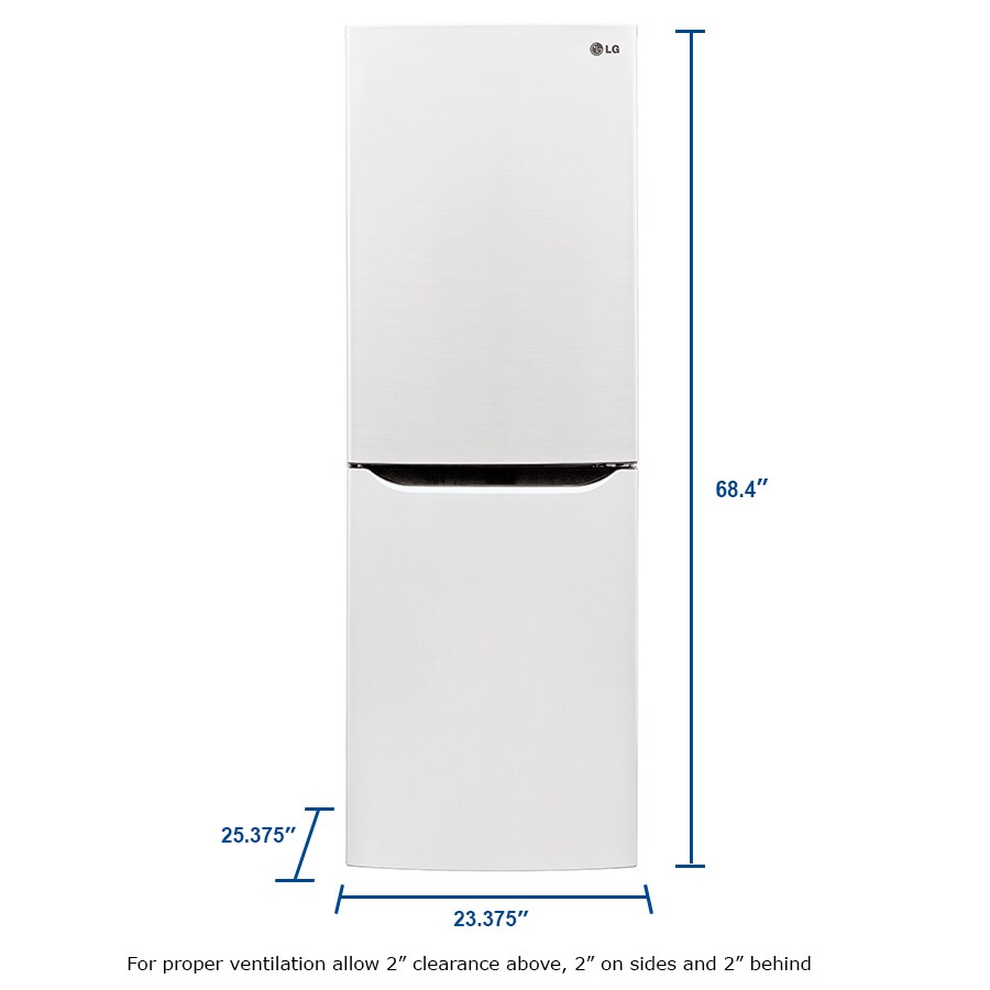 LG LBN10551SW Bottom-Freezer-Refrigerators - View #10