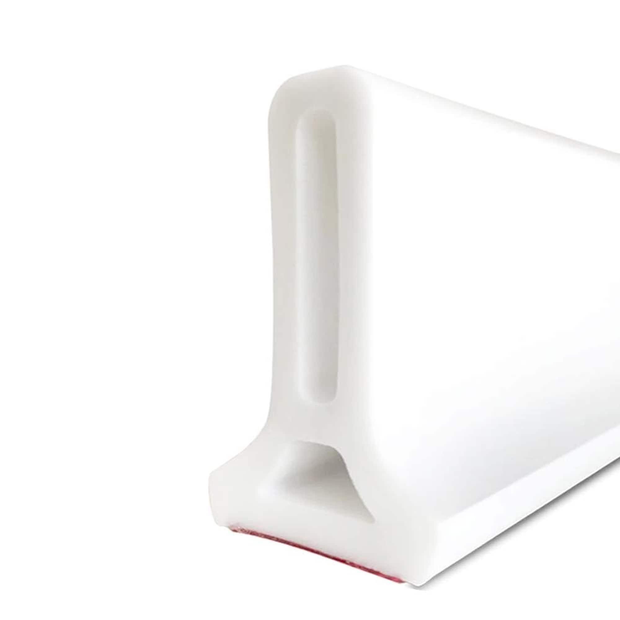 Angel Sar 67 in Collapsible Shower Water Dam Stopper Barrier Retention System Keeps Water Inside Threshold Dry Wet Separation for Bathroom Kitchen