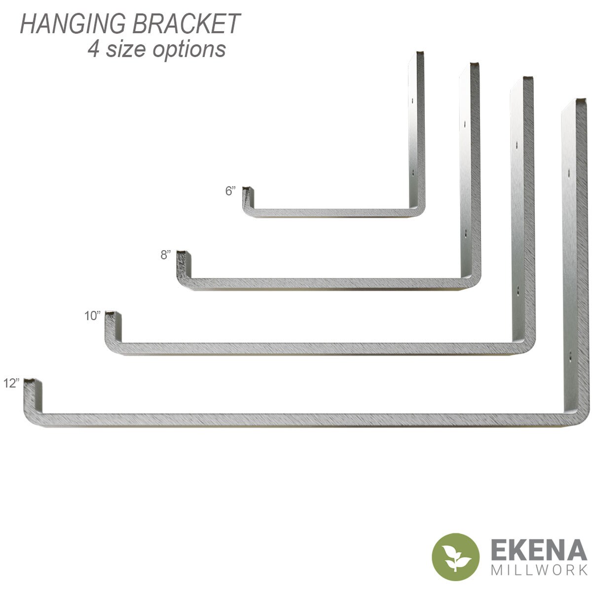Ekena Millwork BKTM02X10X06HSHGY Mending-Plates-Brackets-Braces - View #10