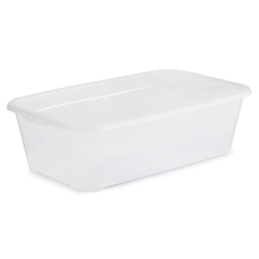 Life Story 154760 24 -Pack ( 8-in W x 4.9-in H x 13.7-in D ) White Plastic Stackable Bin