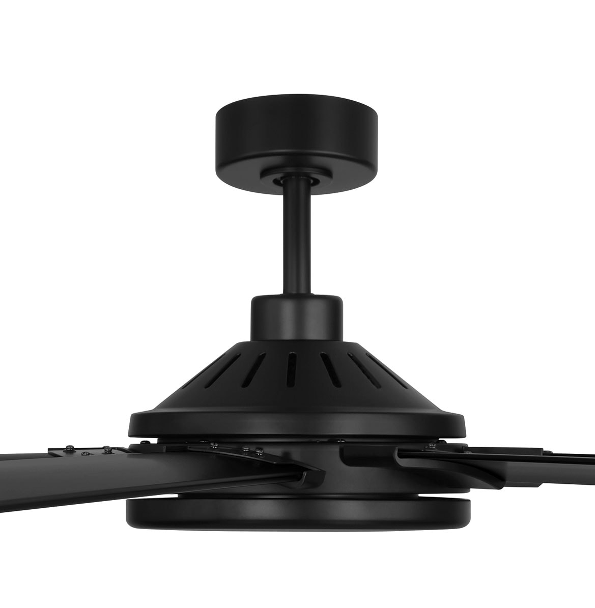 Harbor Breeze Megalodon 100-in Matte black Indoor/Outdoor Ceiling Fan ...