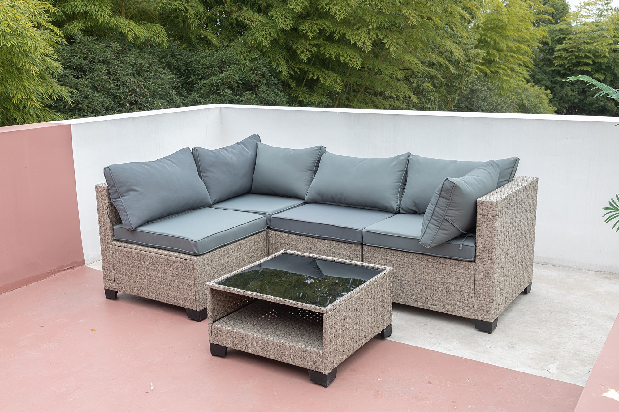 SINOFURN SYA020261WT Patio-Sofas-Daybeds - View #3
