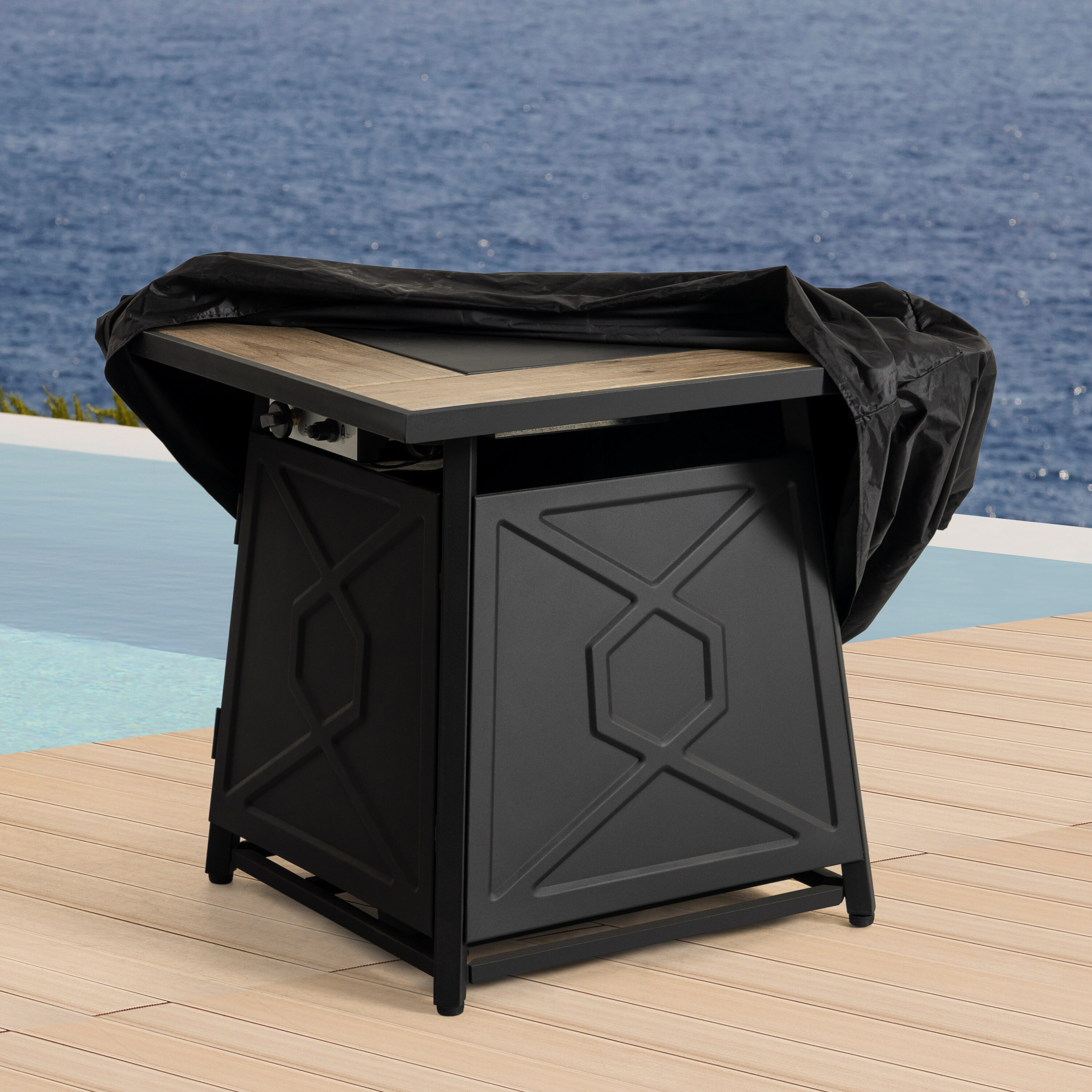 Nuu Garden C002-BK Fire-Pit-Covers - View #2