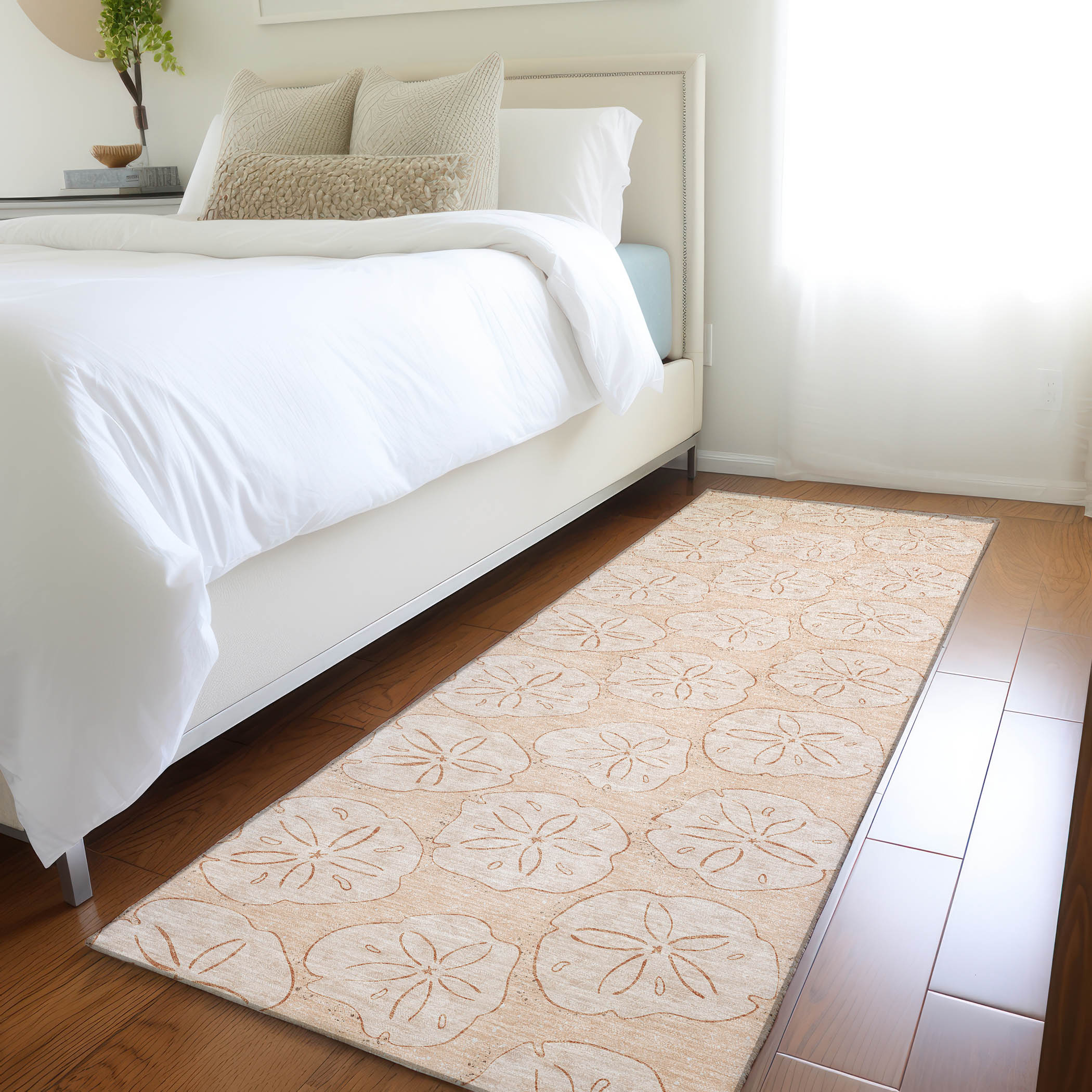 Addison Rugs AMF189NE2X8 Mayfield AMF189NE 2 x 7 (ft) Loomed Polyester Nectarine Rectangular Indoor Geometric Machine washable Area rug