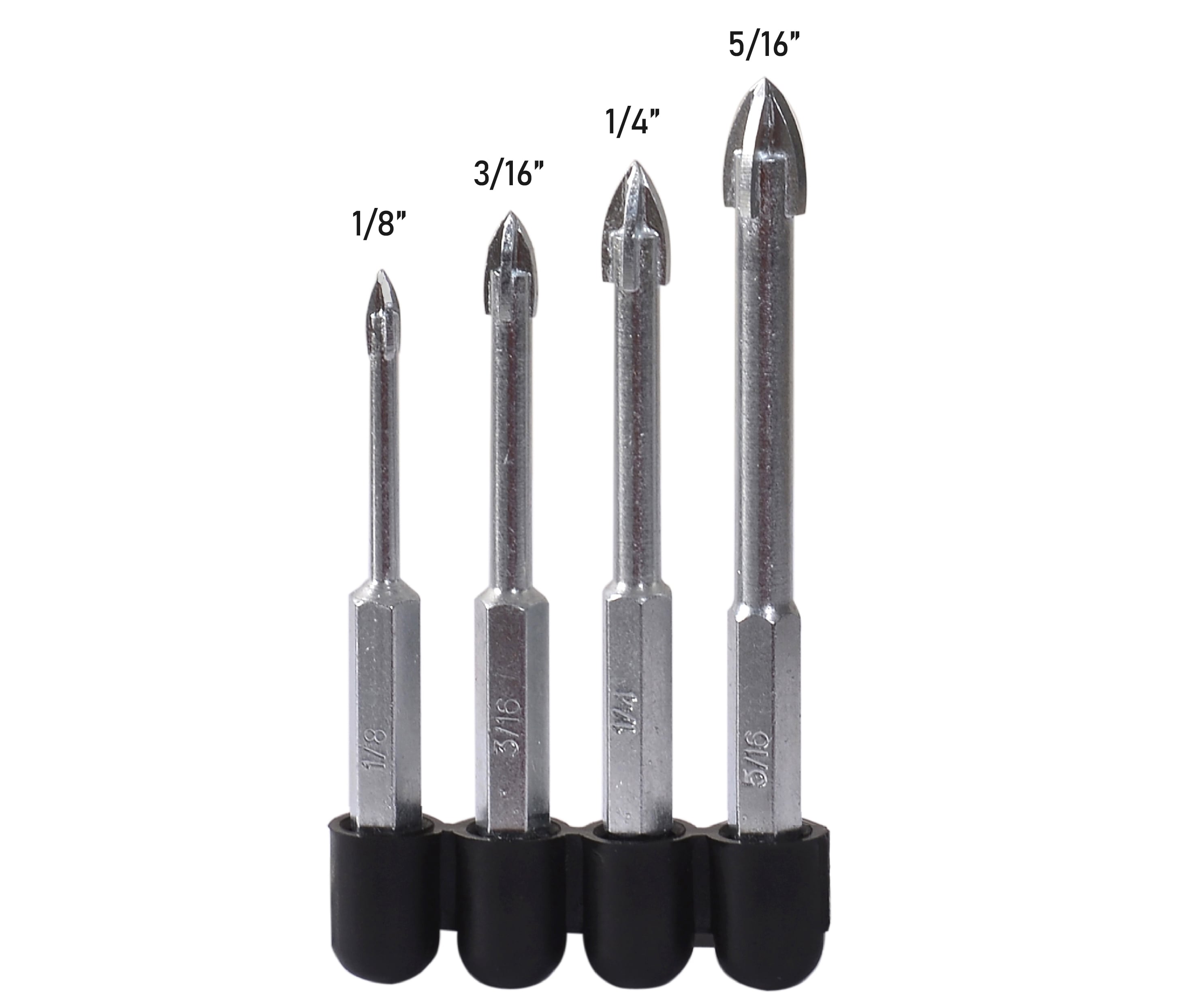 Kobalt Carbide Tipped Right Handed Glass and Tile Drill Bit Set in the Glass  & Tile Drill Bits department at