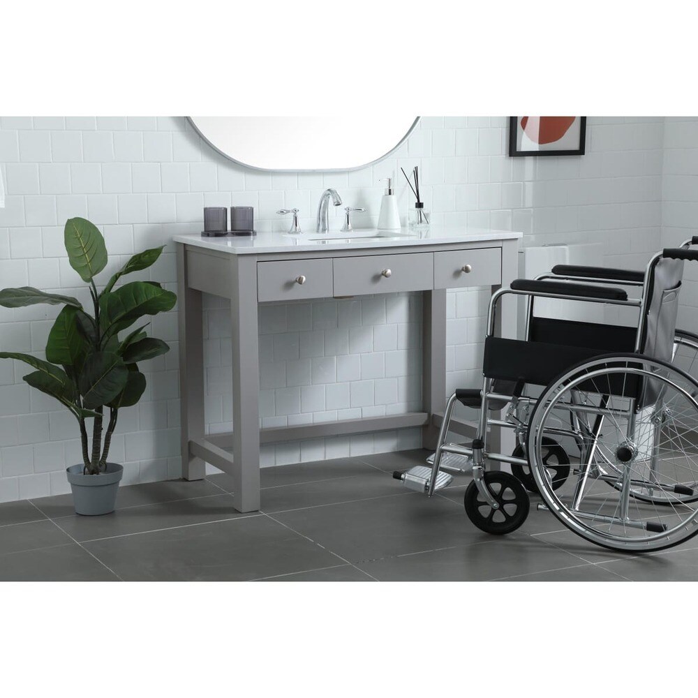 Simply Living Home SLVF44442GR Bath-Vanity-Combo - View #3
