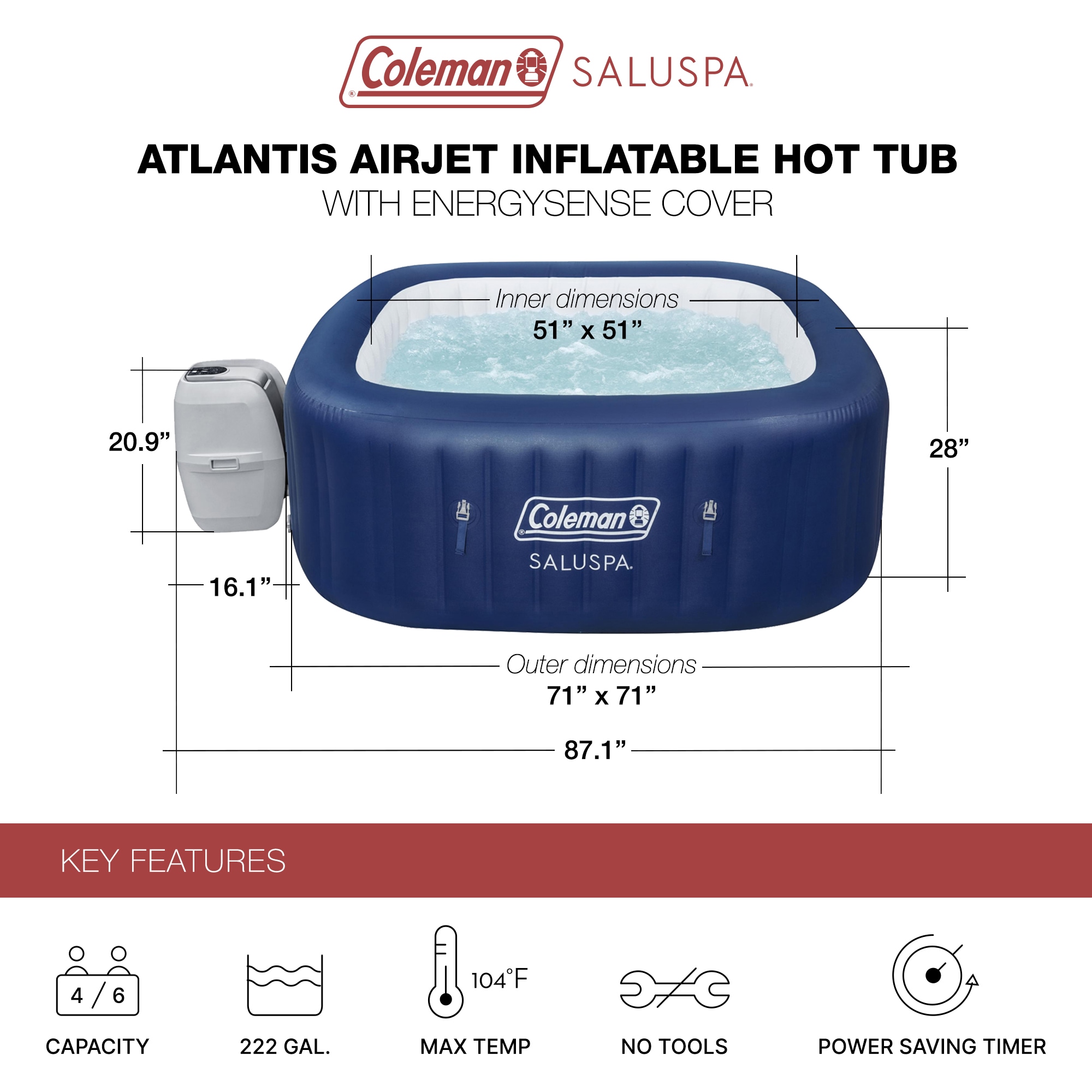 Coleman 90518E-BW spas - View #2