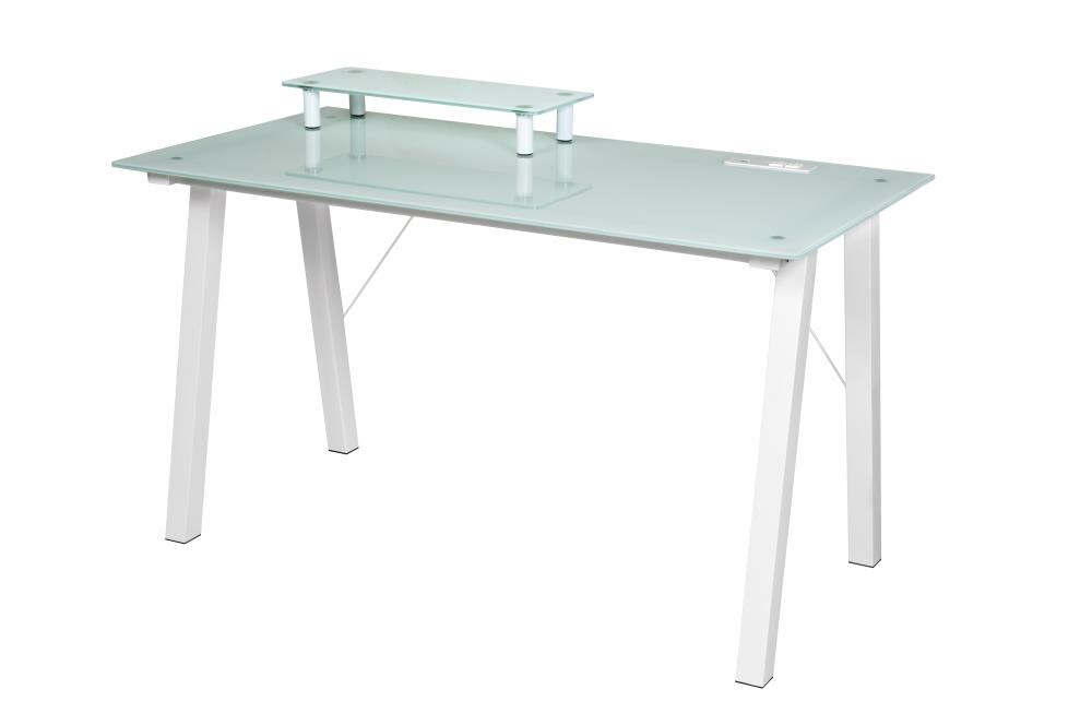 OneSpace 50-LD500101 53.15-in White Computer Desk Hutch Included