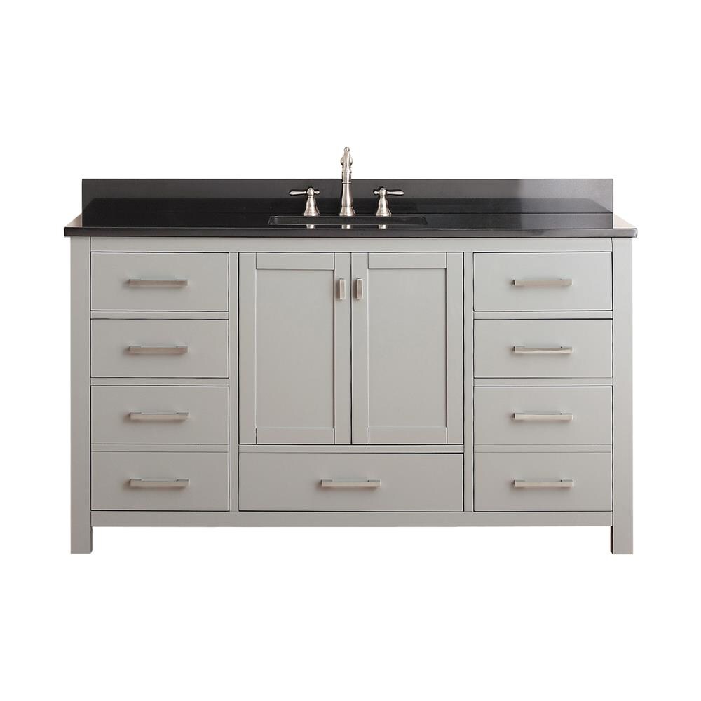 Avanity Modero 61-in Chilled Gray Undermount Single Sink Bathroom ...