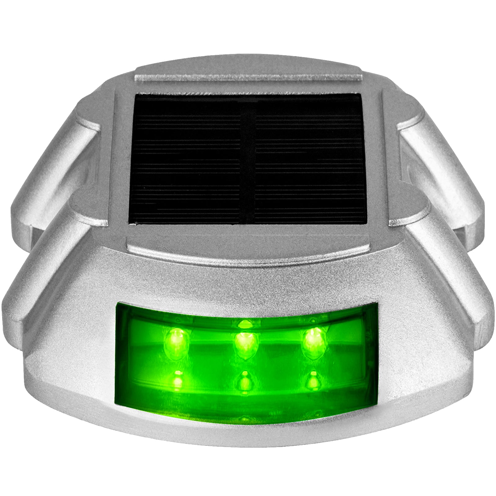 Solar-Powered Green LED Pathway Lights Multipack