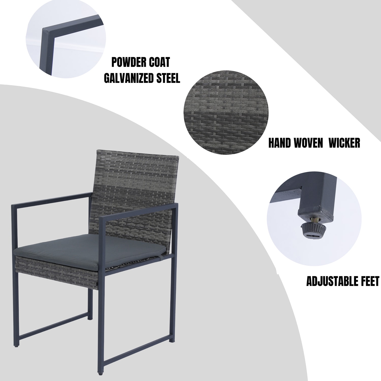 SINOFURN SYA710032GY Patio-Dining-Sets - View #15