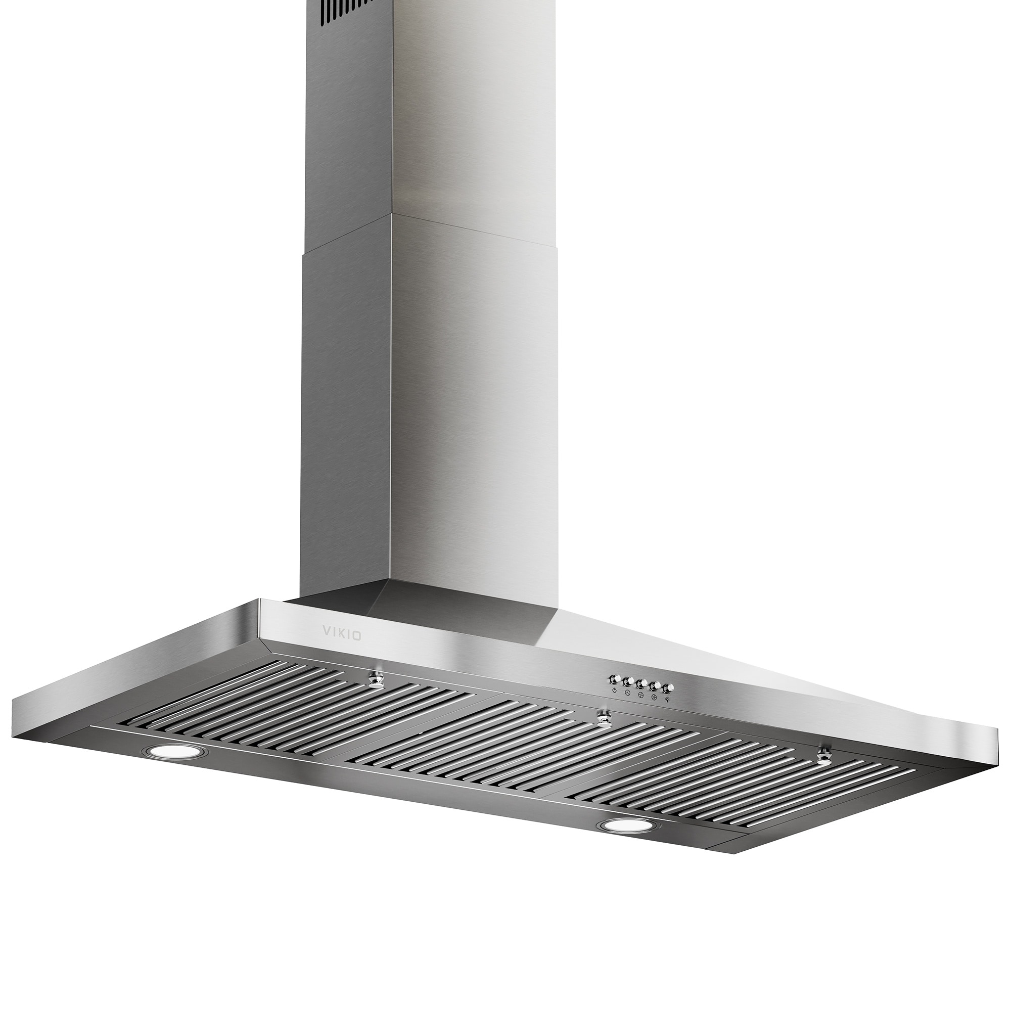 VIKIO - 36 inch Ducted 300-CFM Stainless Steel Wall-Mounted Range Hood