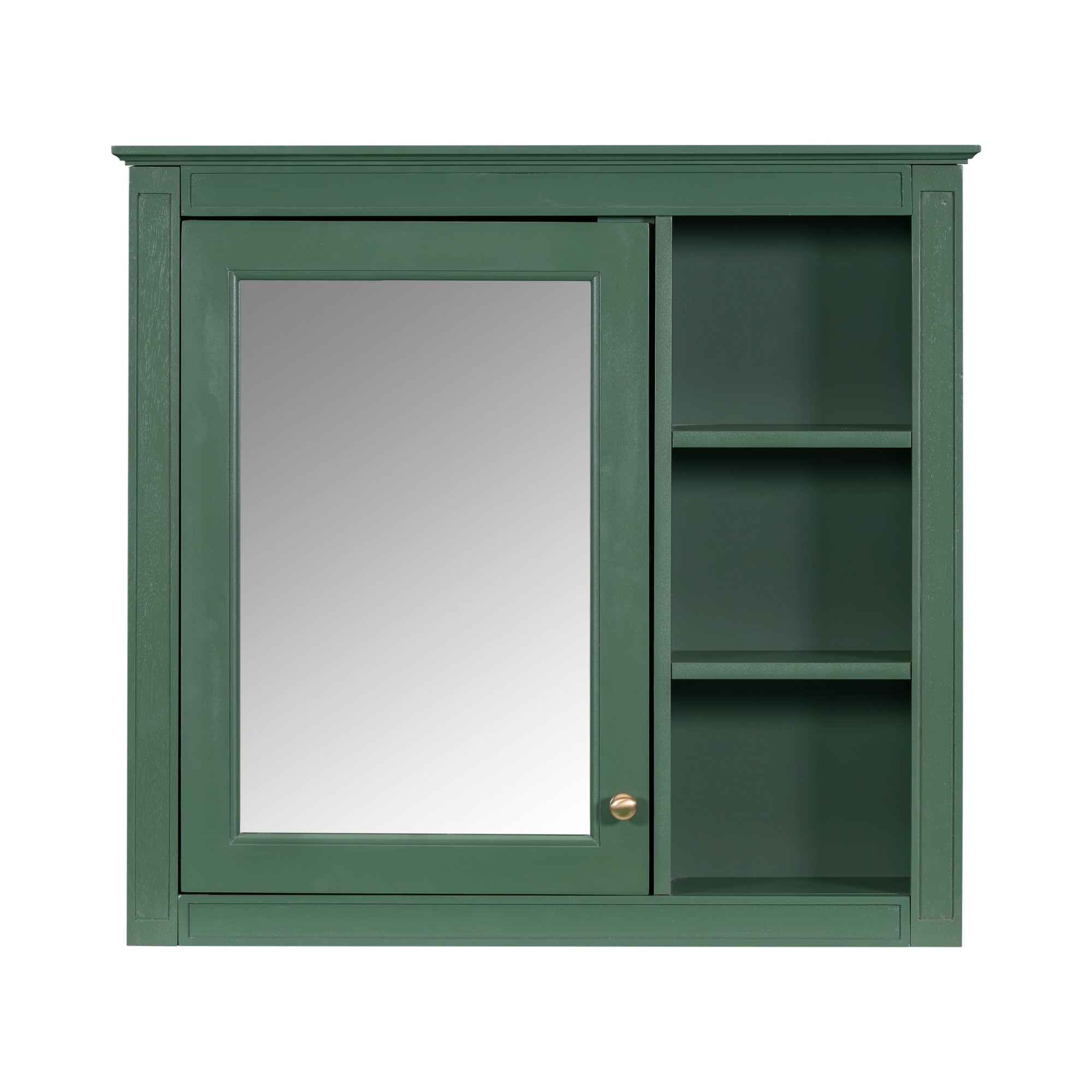 DELUXE LIVING DLWF318452AAF 7.32-Inches x 28.00-Inches x 29.92-Inches Green Soft Close Bathroom Wall Cabinet