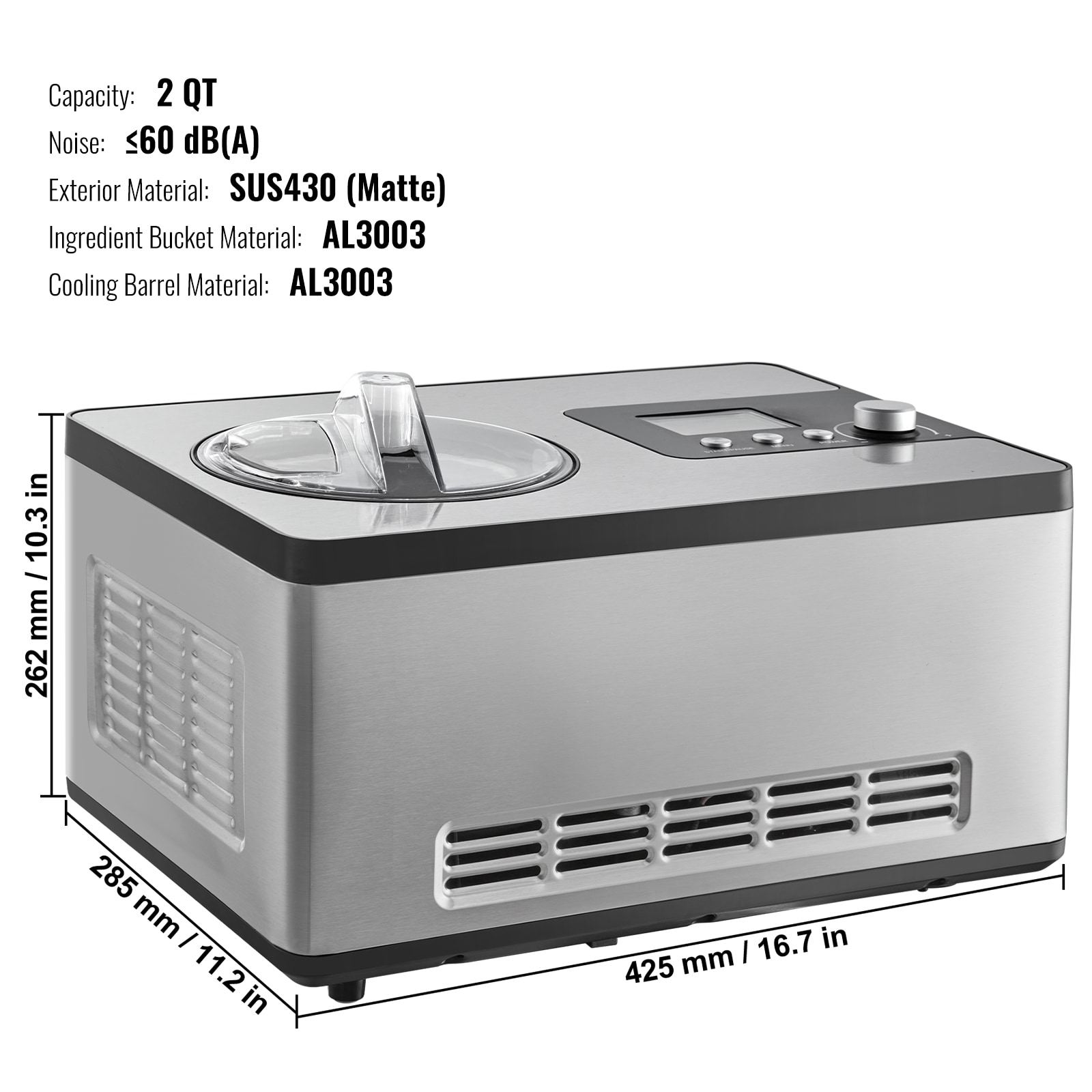 VEVOR SCJYBQLJ2KTY01893V1 Frozen-Confection-Appliances - View #7
