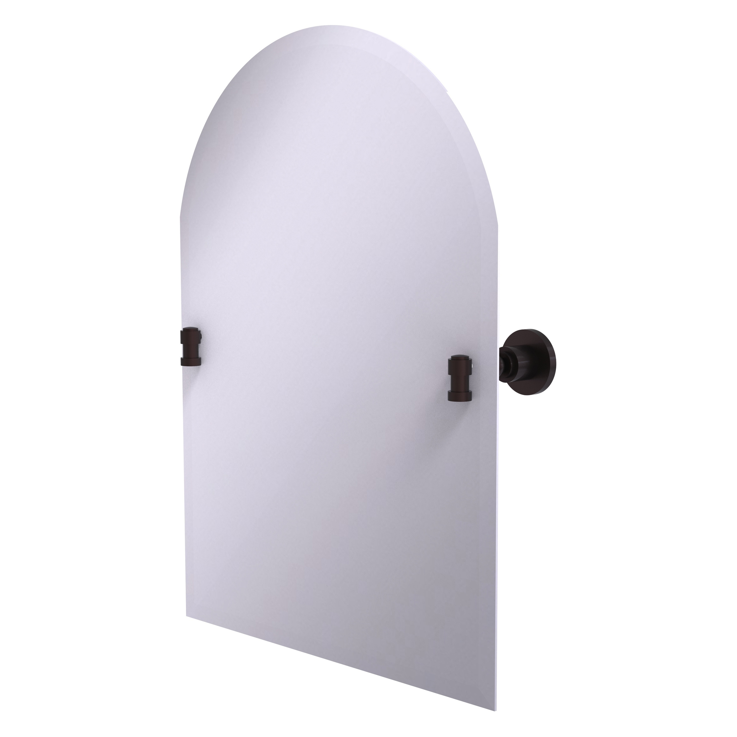 Allied Brass WS-94-ABZ Washington Square 21-Inches x 29-Inches Beveled Frameless Arch Tilting Bathroom Vanity Mirror ( Antique Bronze )