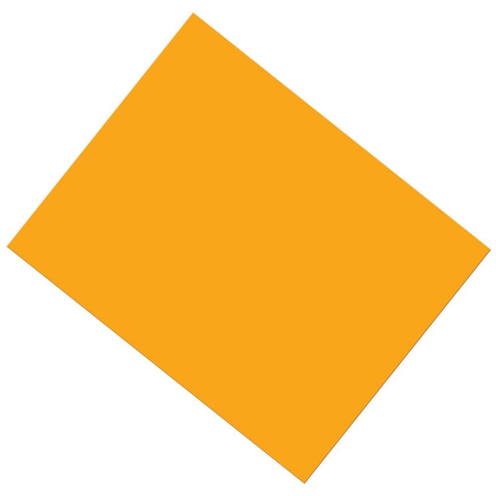 UCreate PAC53821 Coated Poster Board, Orange, 22 x 28 -in, 25 Sheets