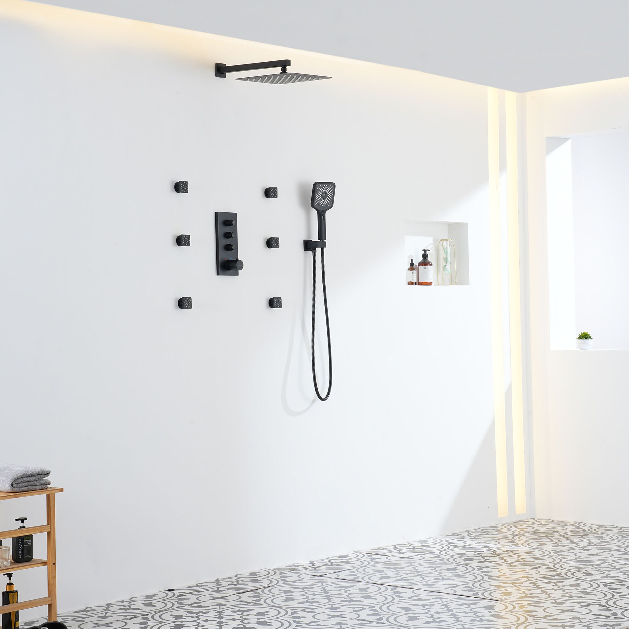 Clihome RCH-BAST8521B Showerhead-Bar-Panels - View #3