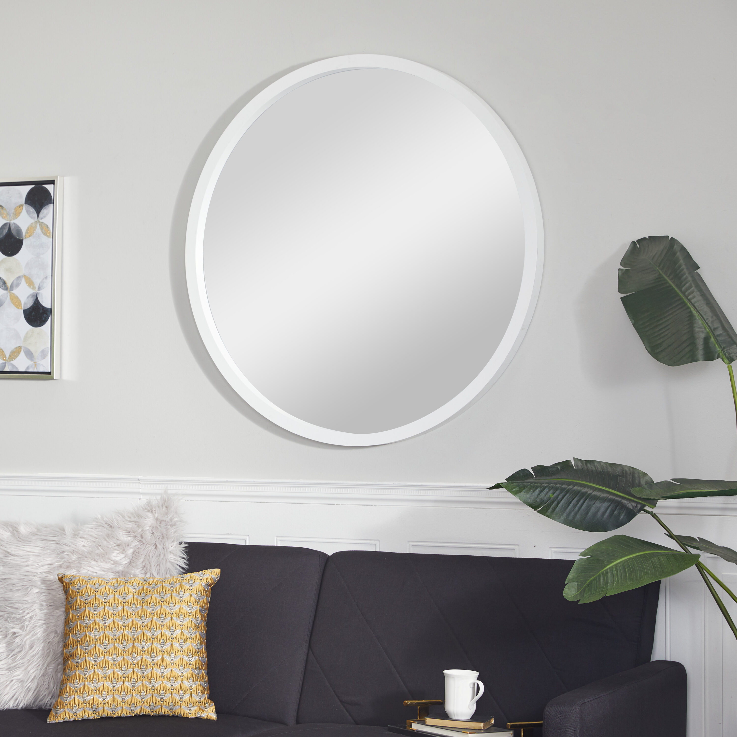 Grayson Lane White Mirrors & Mirror Accessories At Lowes.com