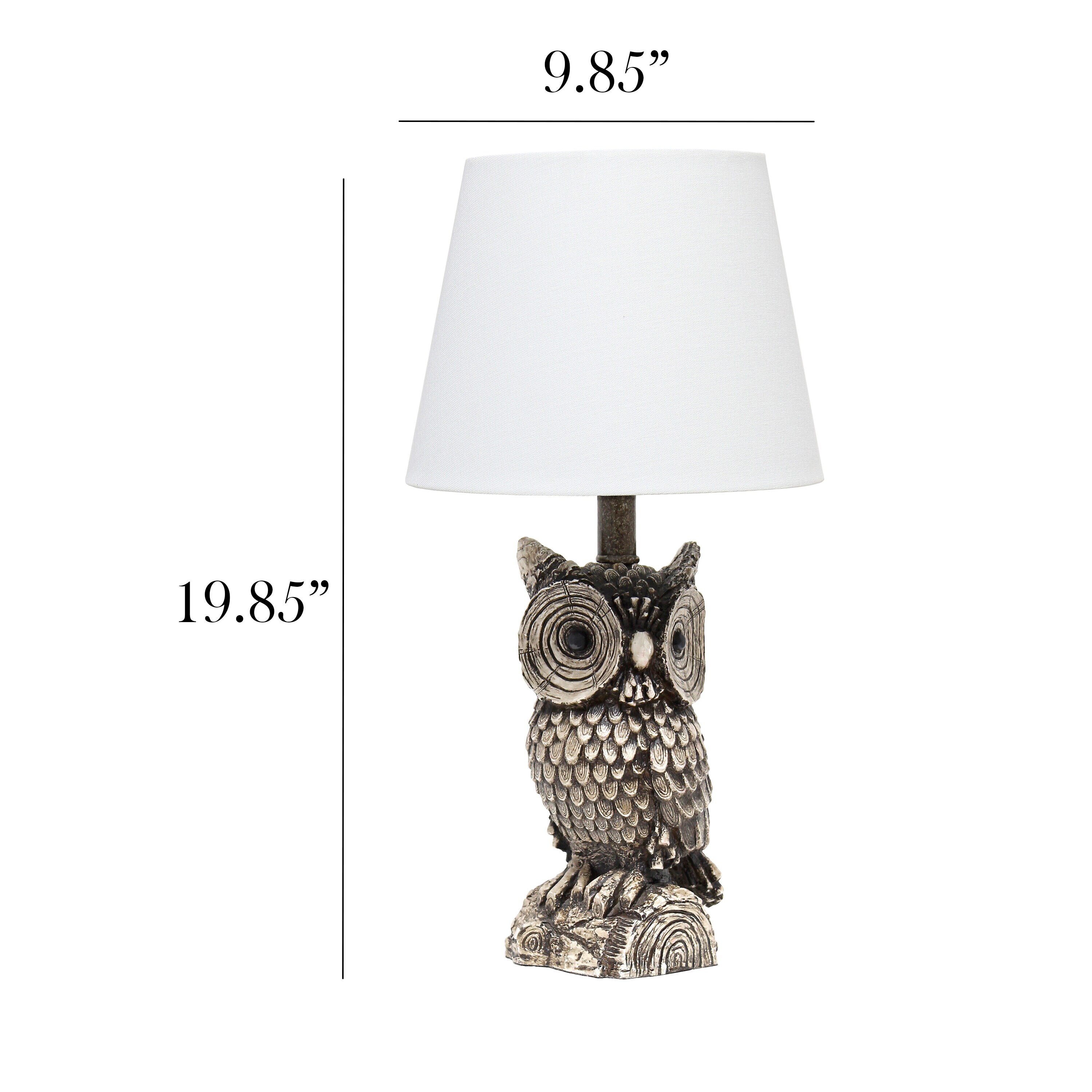 Simple Designs LT2098-WHT Table-Lamps - View #12