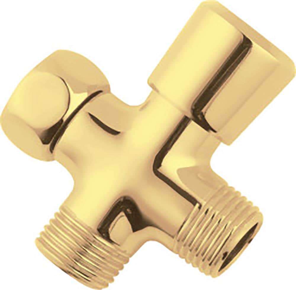 Hansgrohe 28719933 Polished Brass 0.50-in Universal Shower Diverter