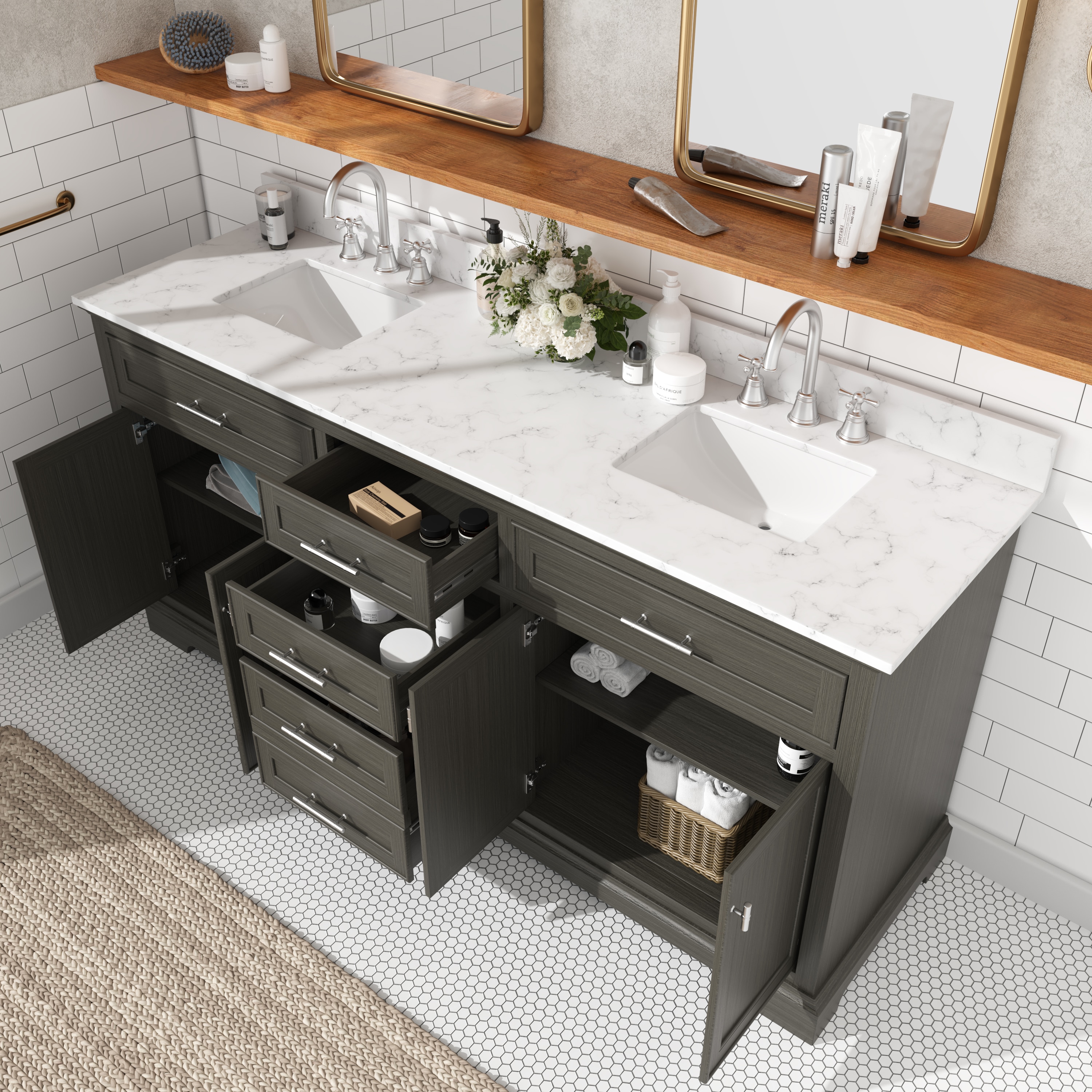 JEAREY JE-DXRZJSF-BU Bath-Vanity-Combo - View #4