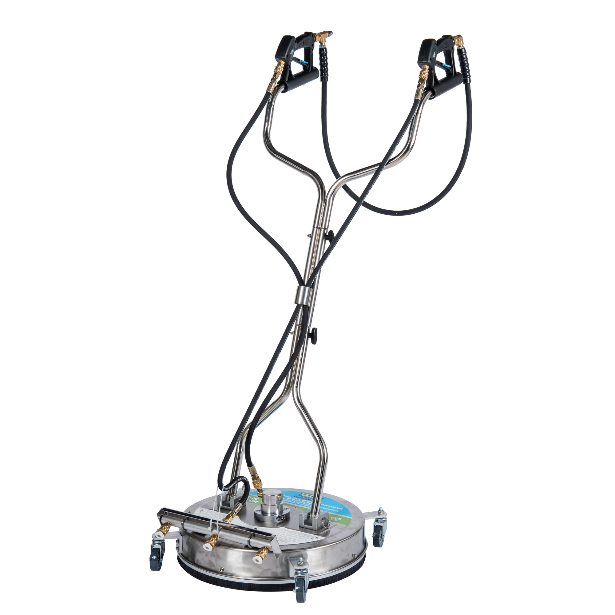 SurfaceMaxx Walk-Behind with Water Broom 21-in up to 4500-PSI Rotating surface cleaner for Gas pressure washers #SMX-PWA104