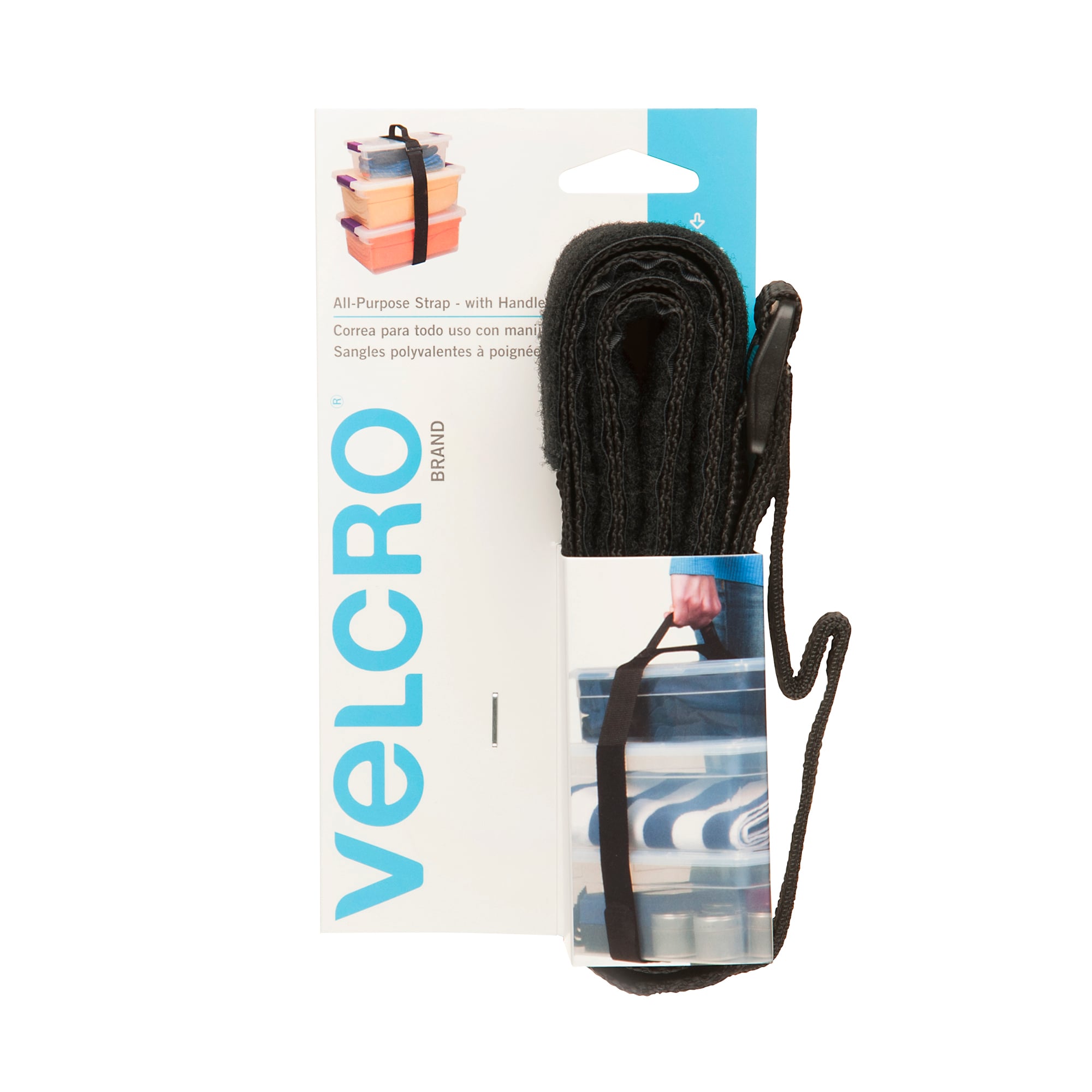 VELCRO Brand 72-in Easy Hang Cinch Small 16In X 1In Strap Hook and Loop  Fastener in the Specialty Fasteners & Fastener Kits department at
