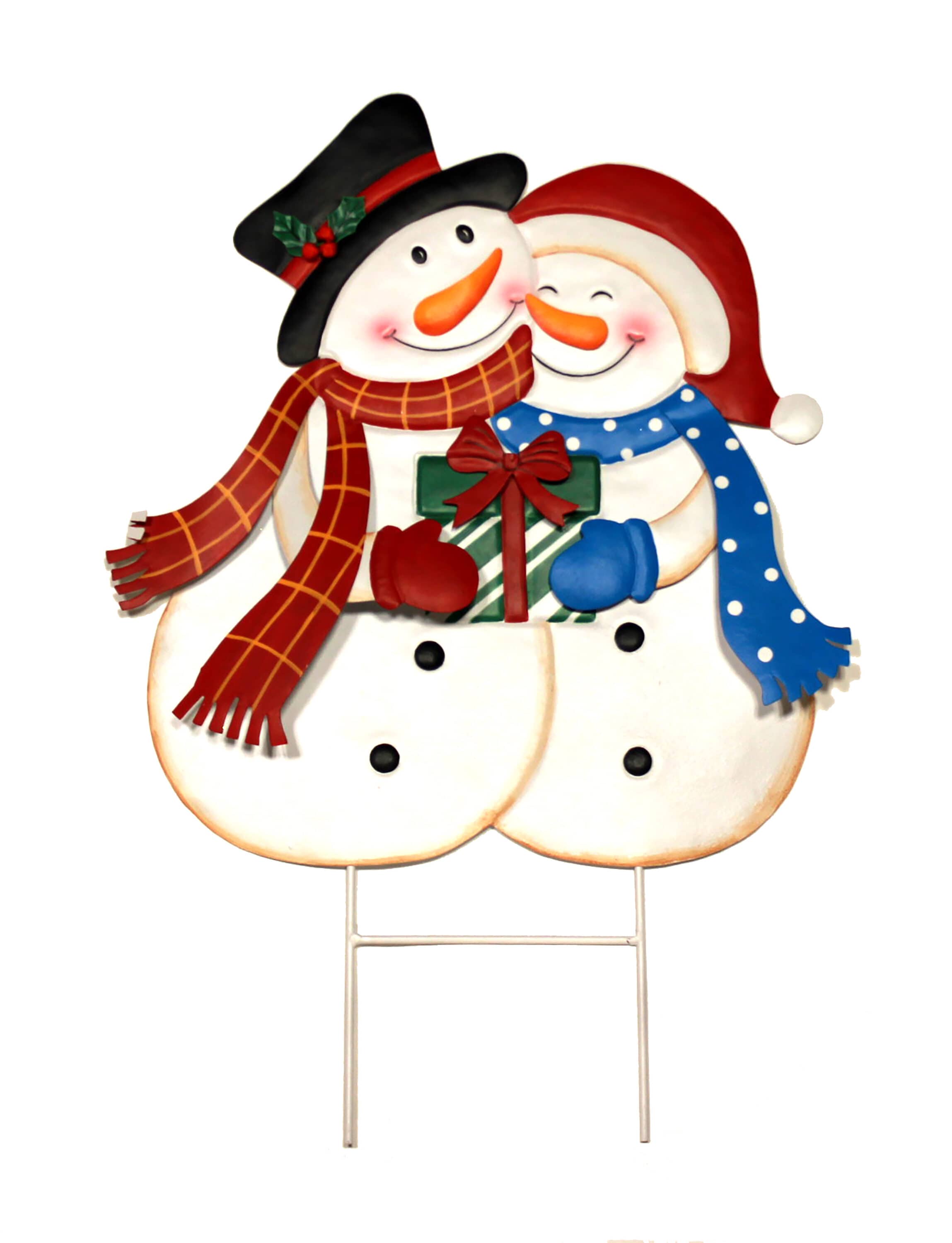 Worth Imports 8380 26-Inches Freestanding Snowman Yard decoration with