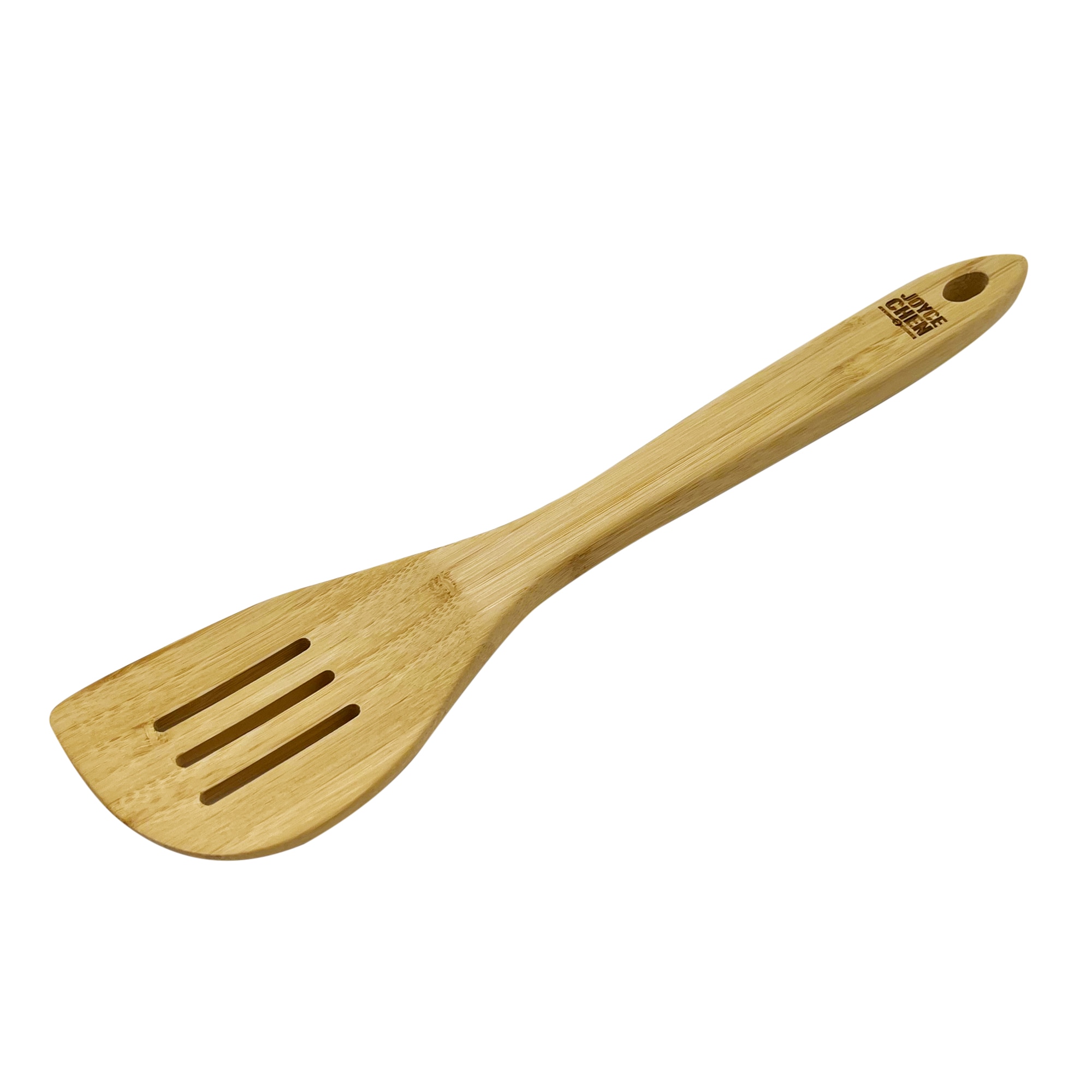 Joyce Chen 13 Inch Burnished Bamboo Slotted Spatula #J33-2016