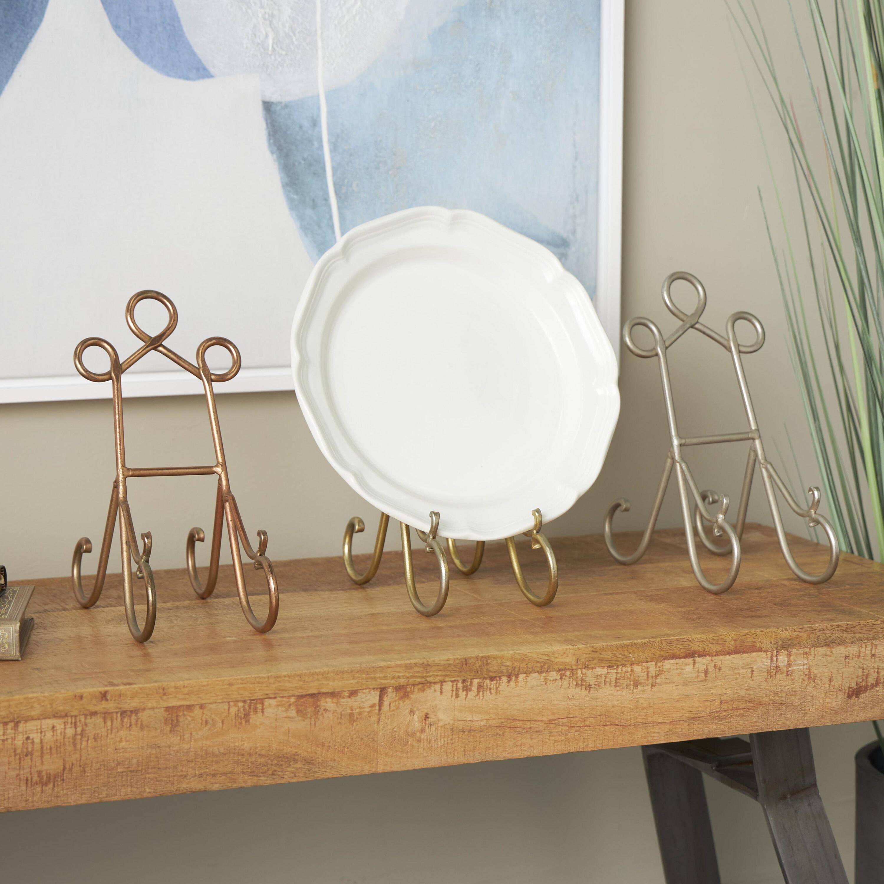 Grayson Lane 48079 3 -Pack Multiple colors/finishes Iron Country Decorative easel