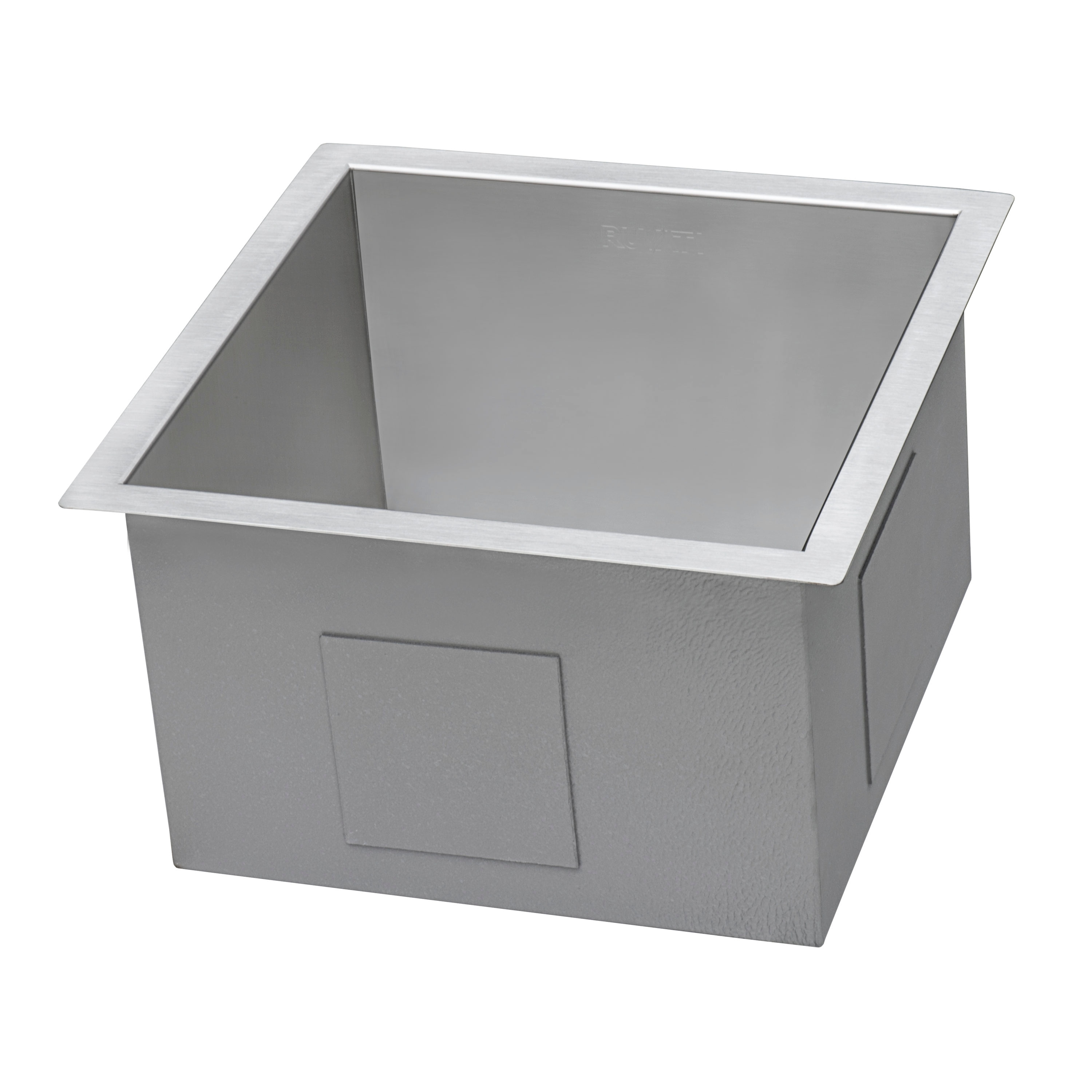 Ruvati 15" Stainless Steel Undermount Single Bowl Kitchen Sink