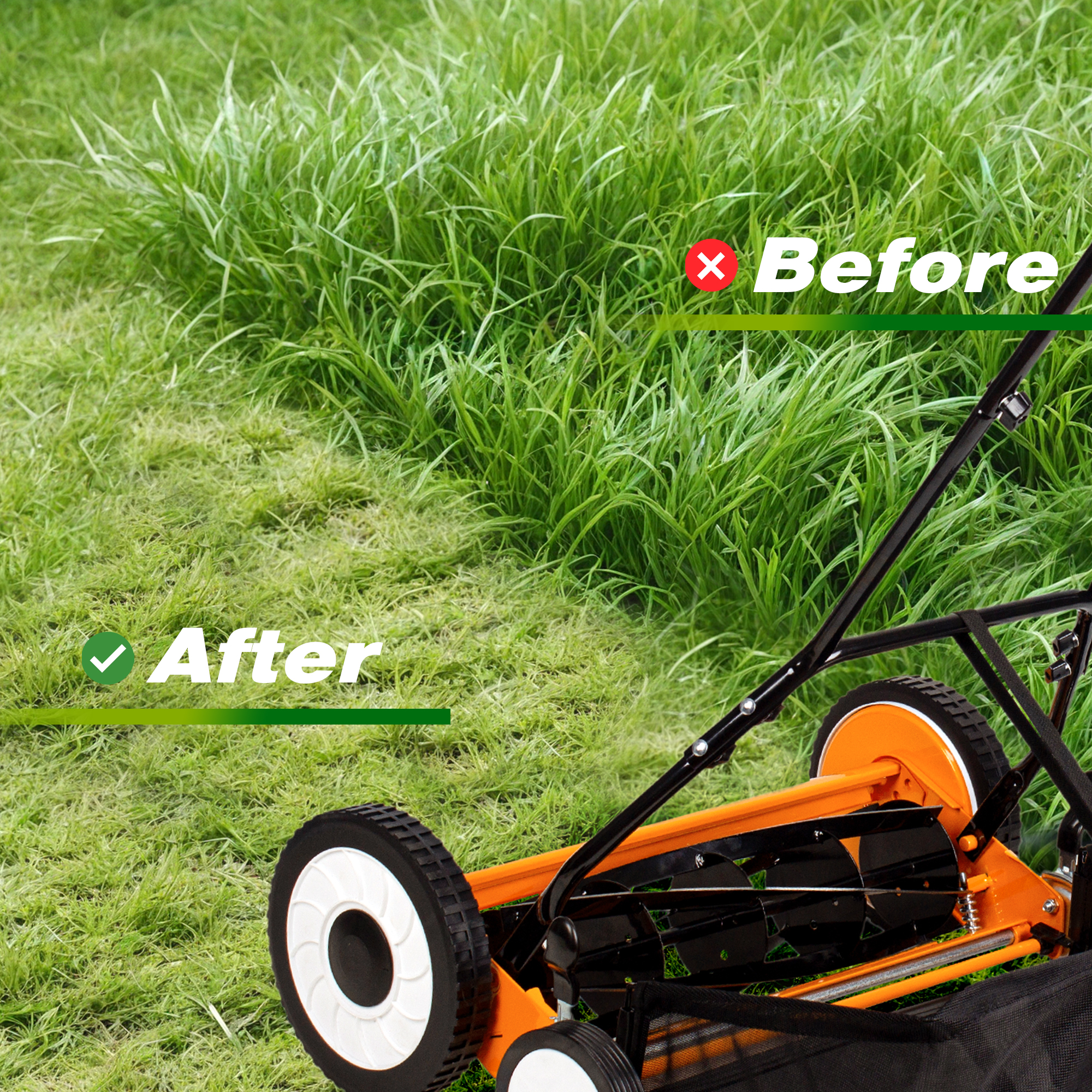 Walensee WBLM-001-20-LS Push-Mower-Reel - View #6